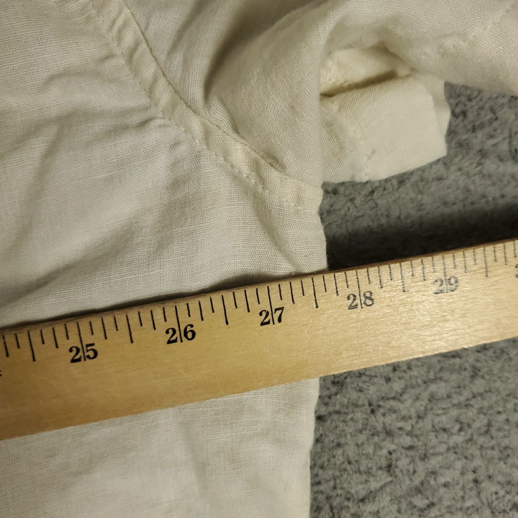 Chubbies Chubbies Shirt Mens 2XL Beige Camp Collar Linen Cotton Button Up Size US XXL / EU 58 / 5 - 5 Thumbnail