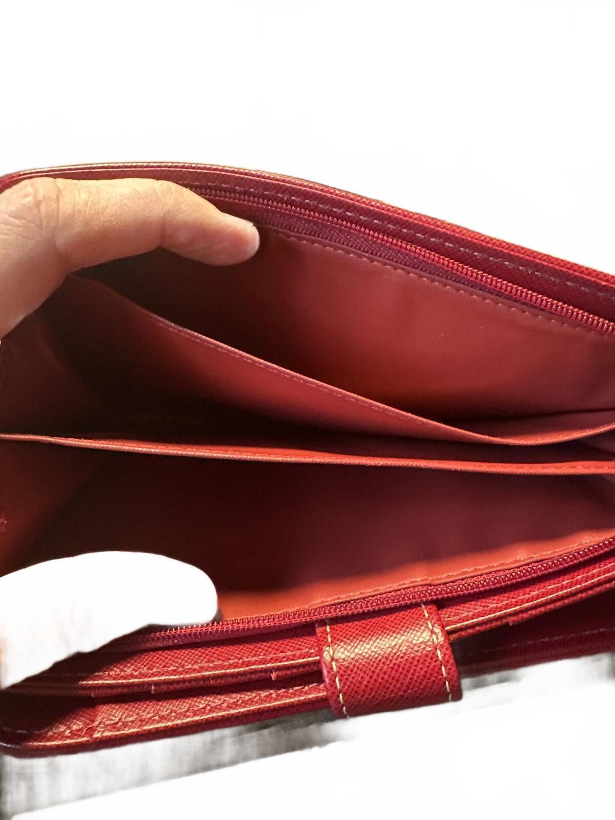 Dooney & Bourke Dooney & Bourke Vintage Signature Wallet with Red Leather Size ONE SIZE - 4 Thumbnail