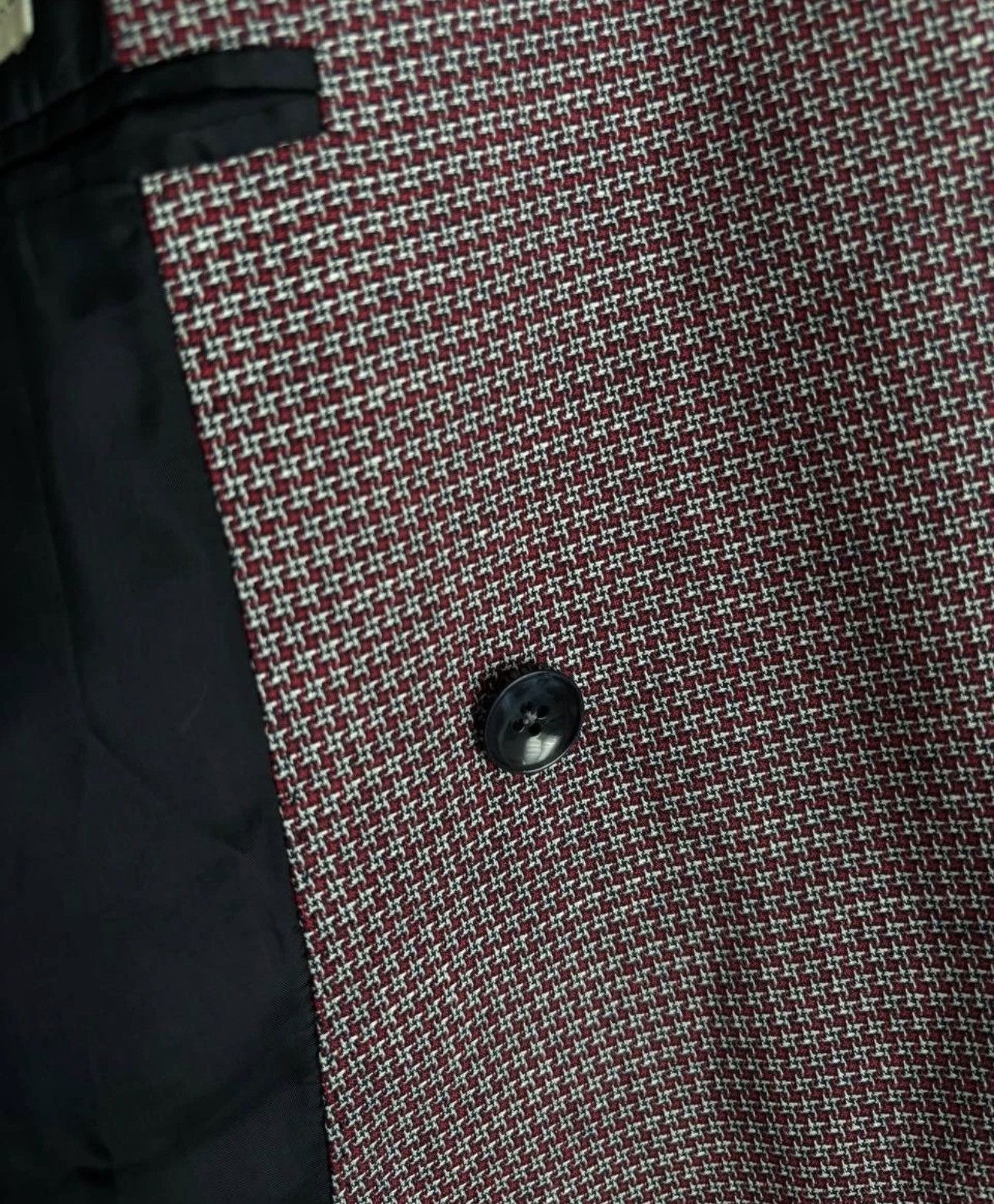 Luigi Borrelli Luigi Borrelli Napoli Blazer Double-Breasted Linen Cotton Size 54L - 11 Thumbnail