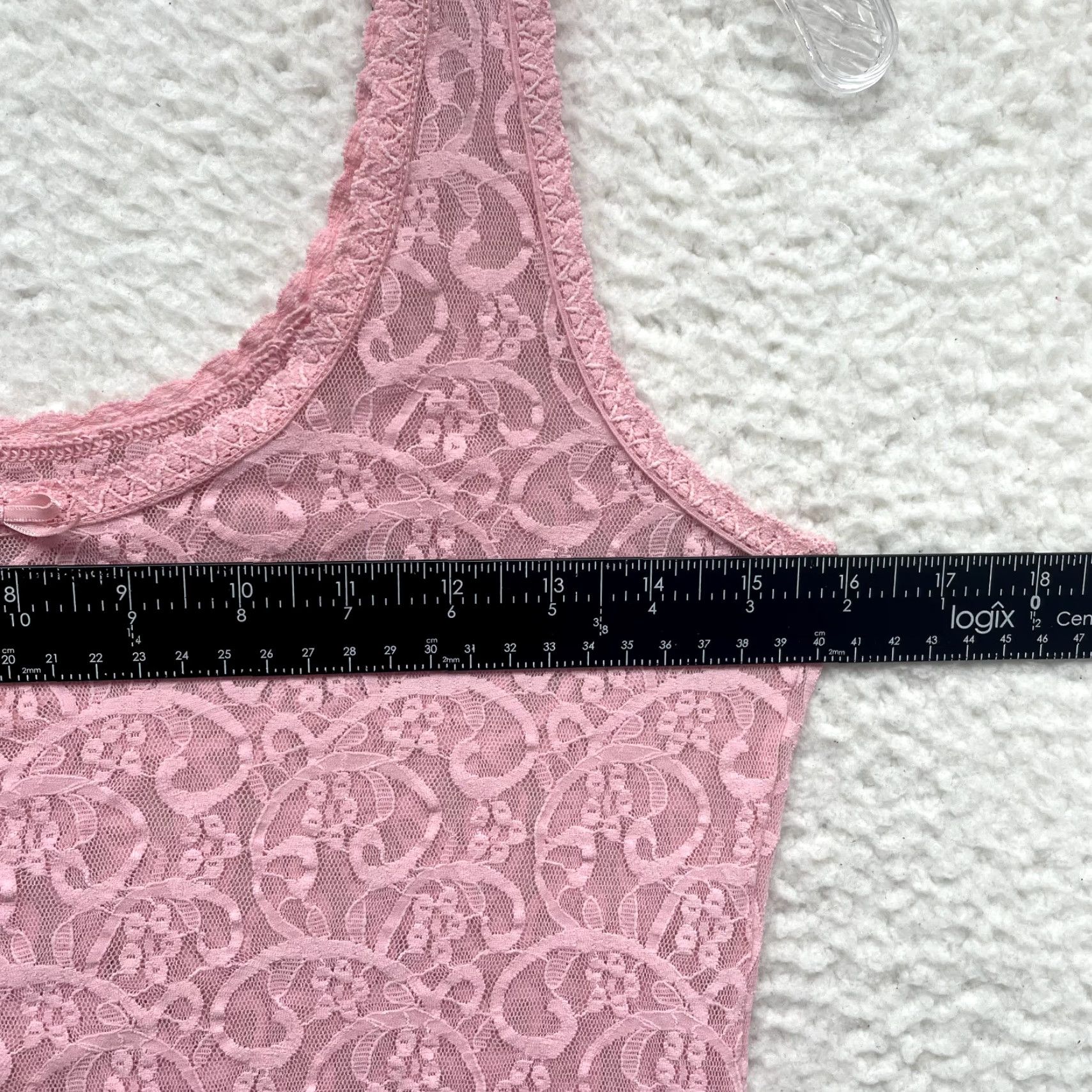 Vintage VINTAGE 90s Y2K Camisole Tank Top Pink Lace Coquette Fairy Whimsigoth Shirt Womens L Size L / US 10 / IT 46 - 5 Thumbnail
