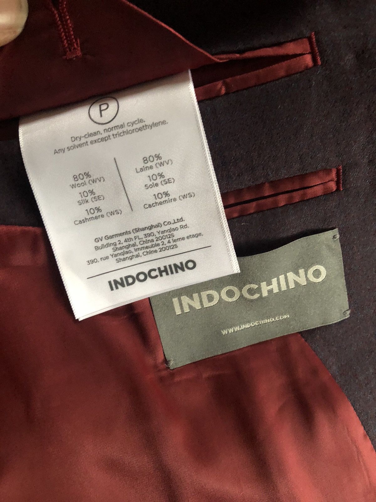 Indochino Indochino Jacket 40R burgundy Size 40R - 5 Thumbnail