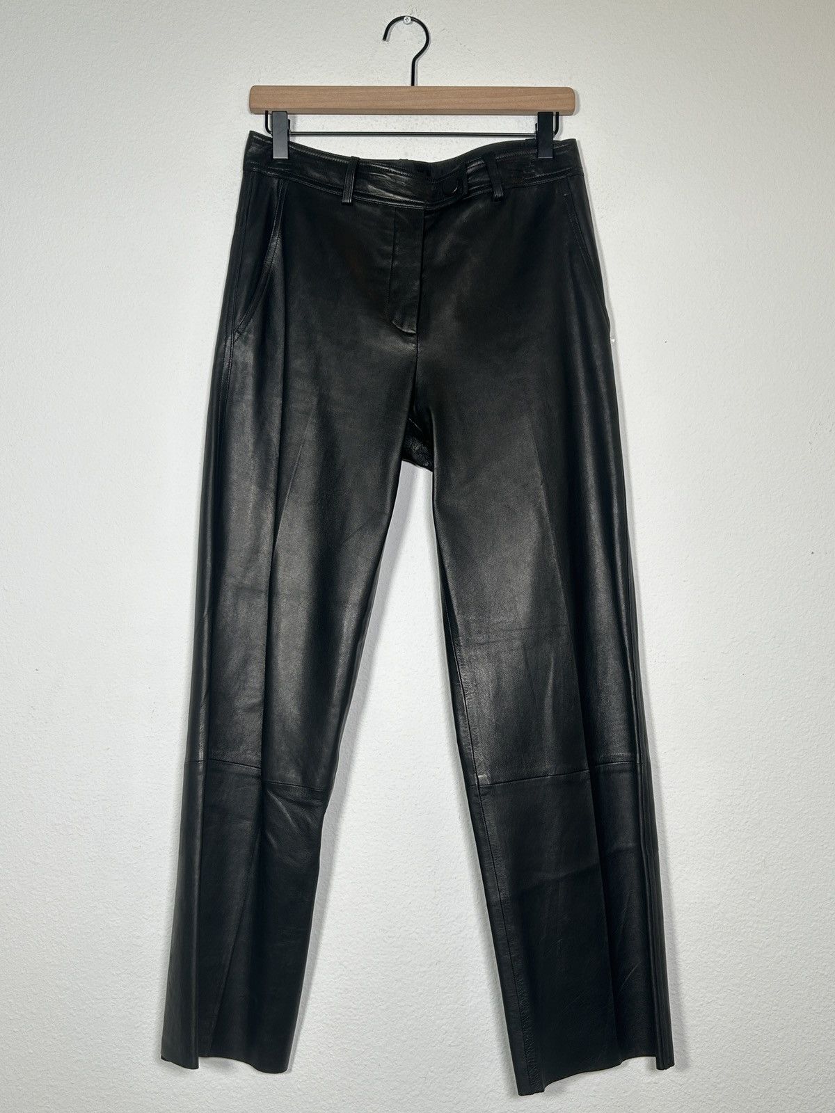 Helmut Lang FW24 Lamb Leather Trousers Size US 30 / EU 46 - 1 Thumbnail