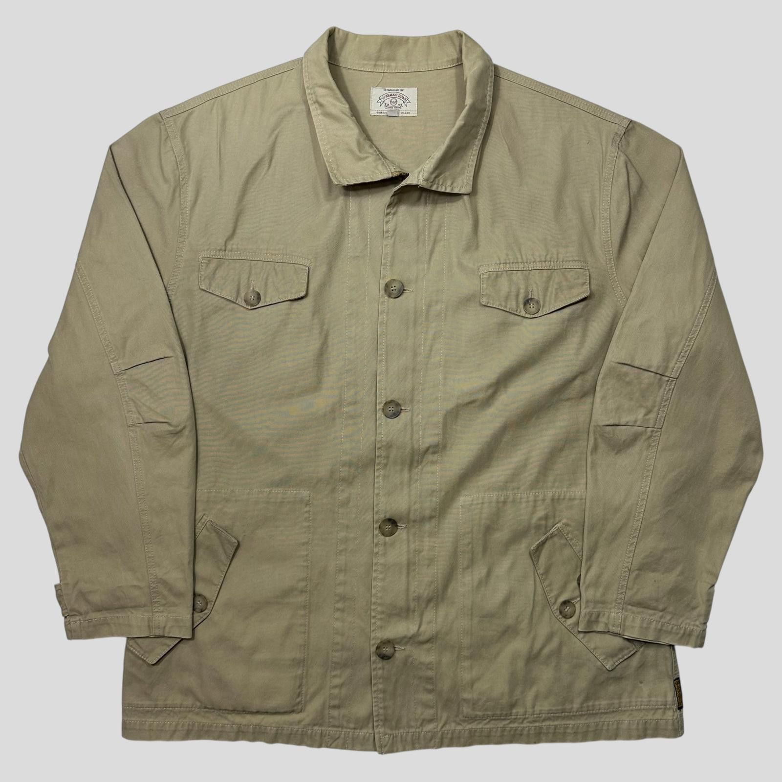 Armani Armani Jeans 90’s Cotton Carpenter Chore Jacket - IT52 Size US XL / EU 56 / 4 - 1 Thumbnail