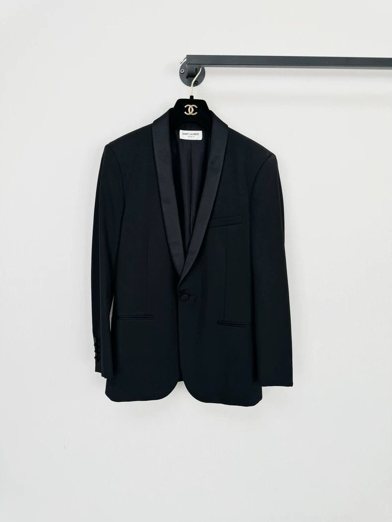 Saint Laurent Paris Saint Laurent Paris Wool suit jacket-2506 Size US S / EU 44-46 / 1 - 1 Thumbnail