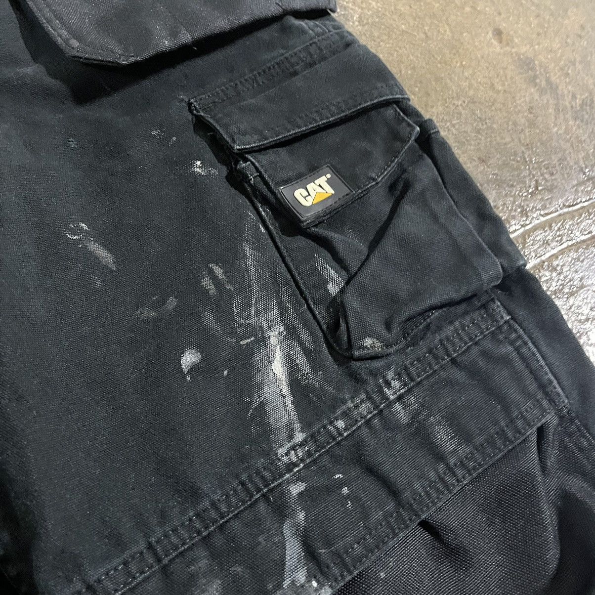 Carhartt × Vintage Crazy Y2K Carhartt Style Cargo Carpenter Workwear Pants Size US 34 / EU 50 - 9 Thumbnail
