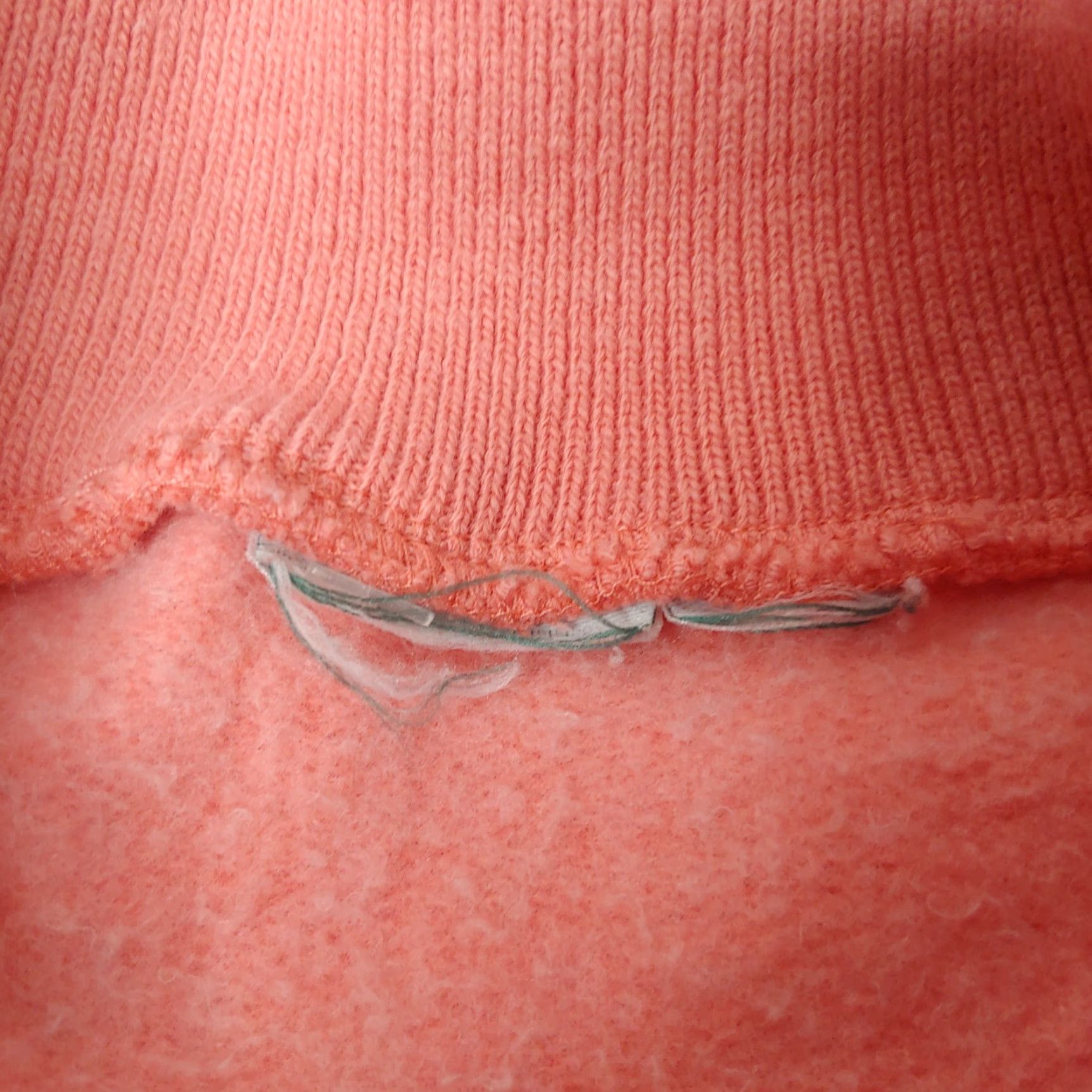 Sunflower VINTAGE Embroidered Floral Sweatshirt L Salmon Collared Pullover Cottagecore Women Size L / US 10 / IT 46 - 6 Thumbnail