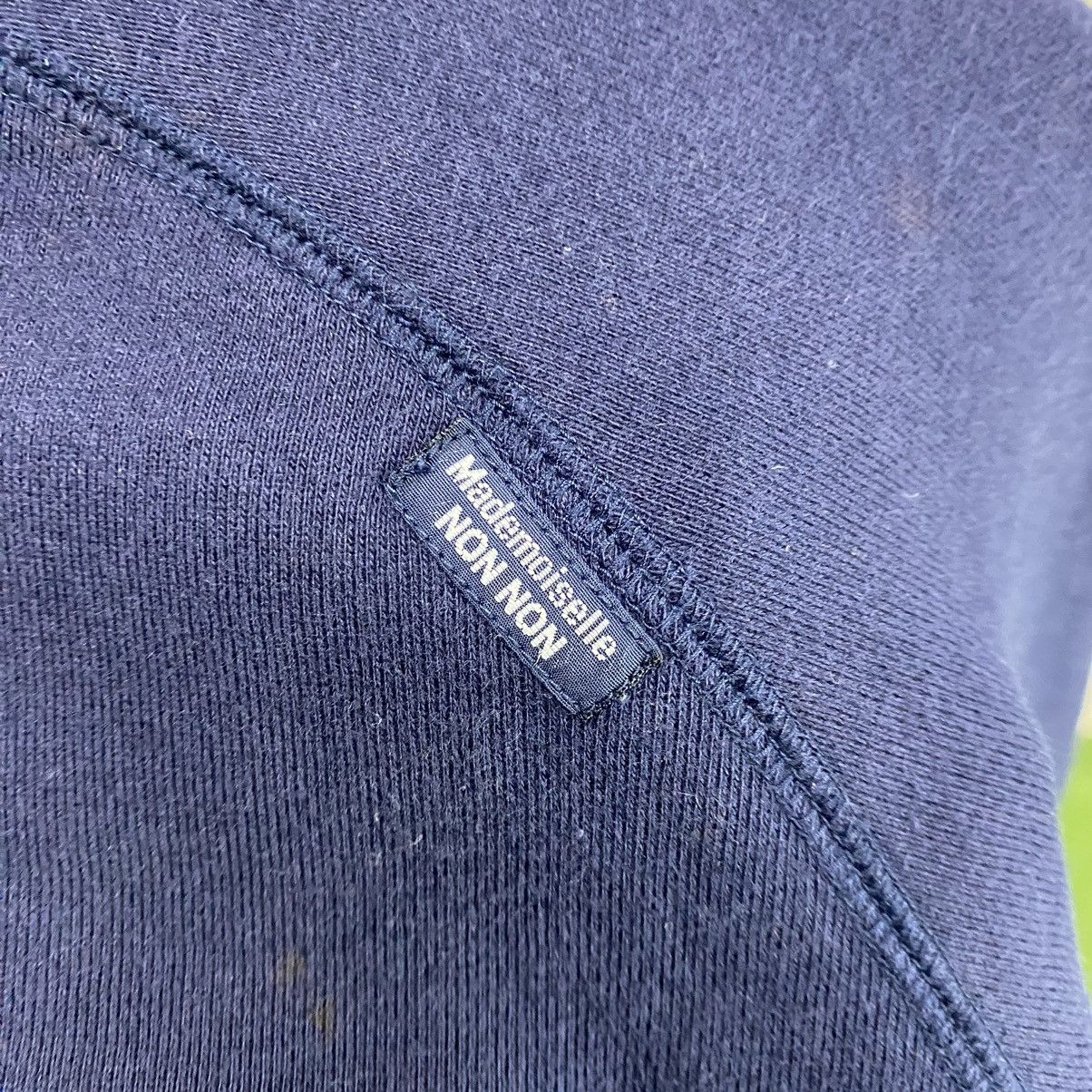 Japanese Brand × Mademoiselle Non Non × Vintage Vintage Mademoiselle Non Non Spell Out Embroidered Sweatshir Size US S / EU 44-46 / 1 - 12 Thumbnail
