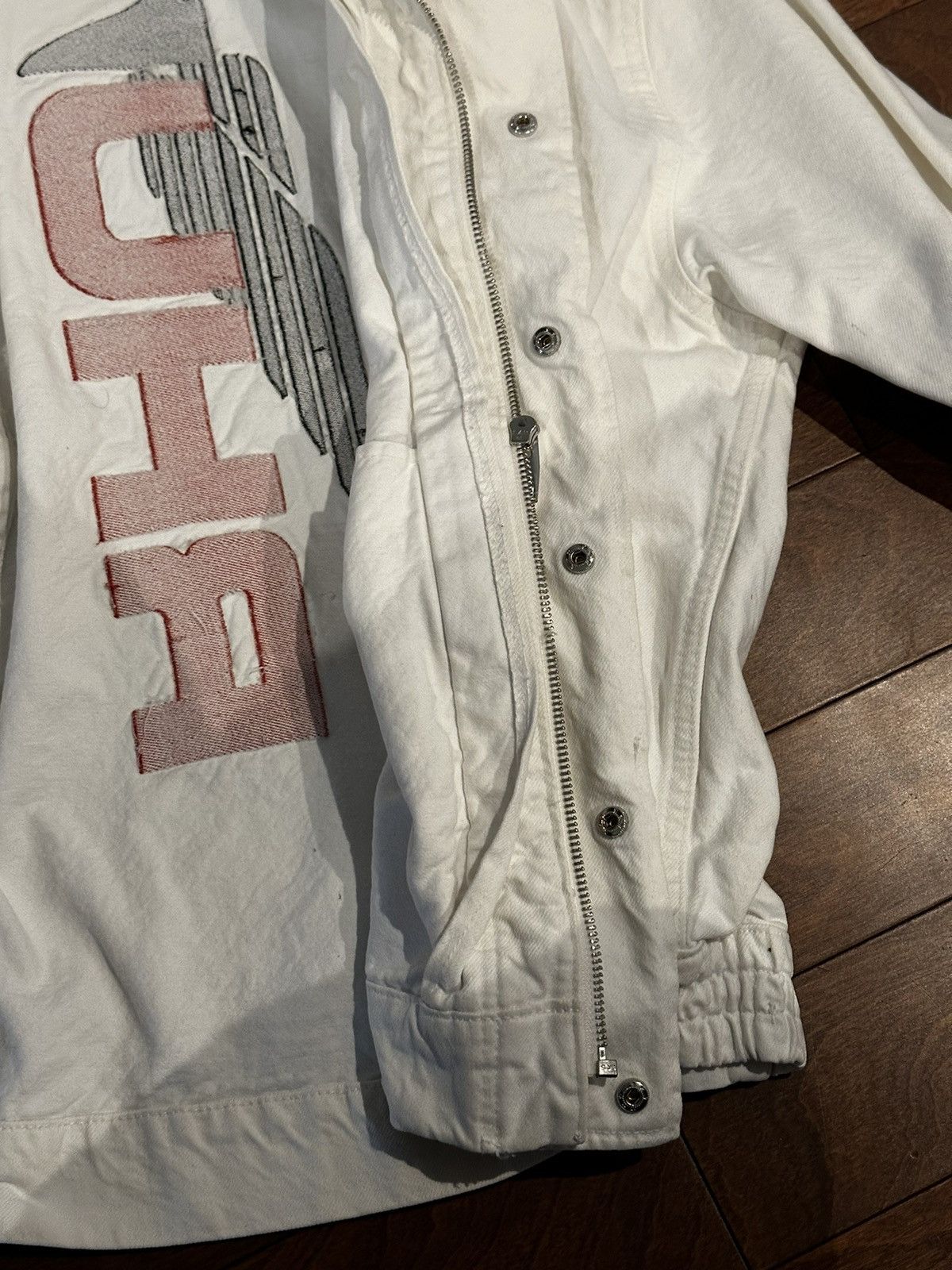 Other Zara x Rhuigi Men Monogram Logo Designer Rhude Denim Jacket Size US M / EU 48-50 / 2 - 7 Thumbnail