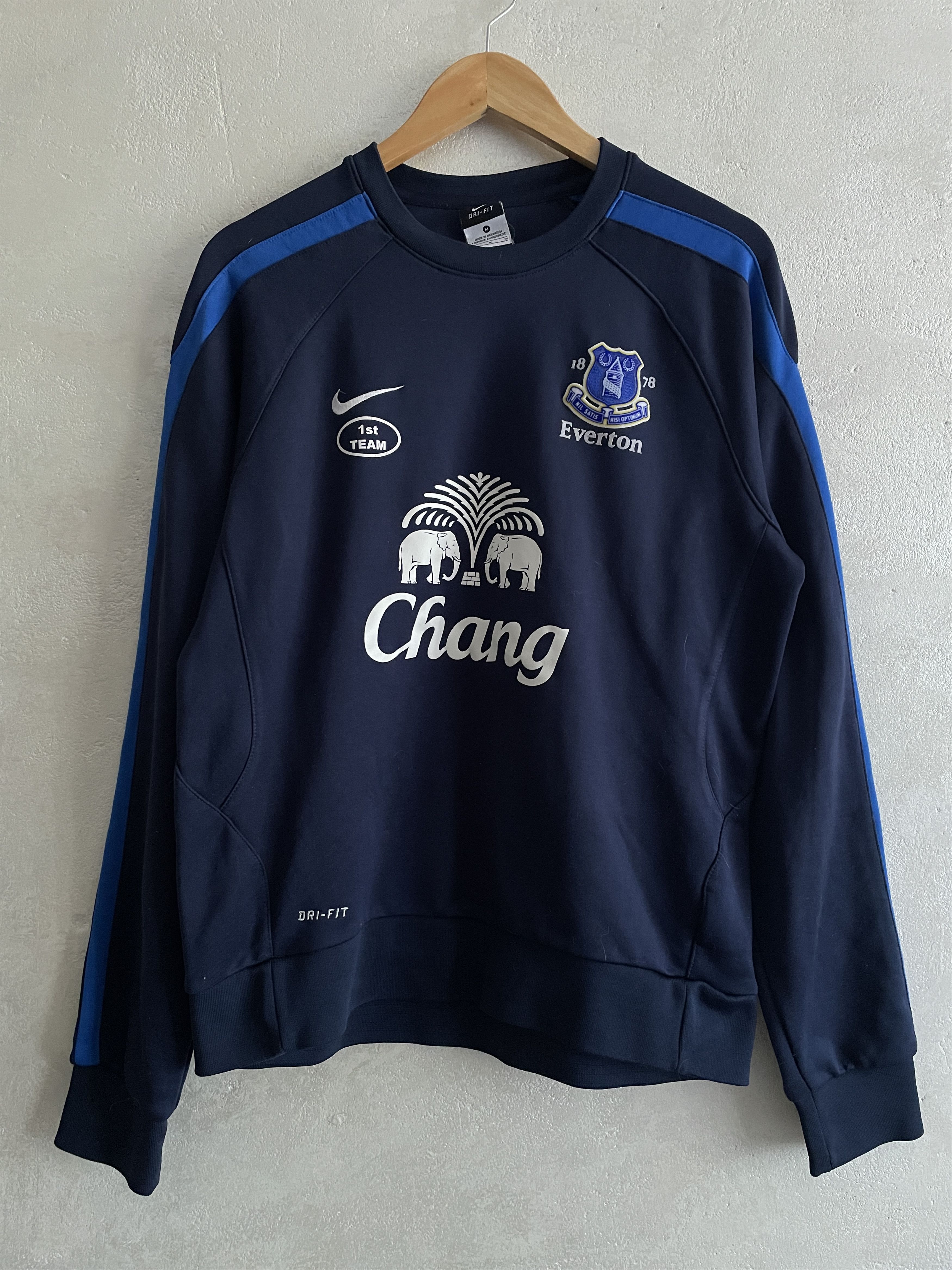 Nike Everton Vintage Training Match Issue Jersey Top Soccer Size US M / EU 48-50 / 2 - 1 Thumbnail