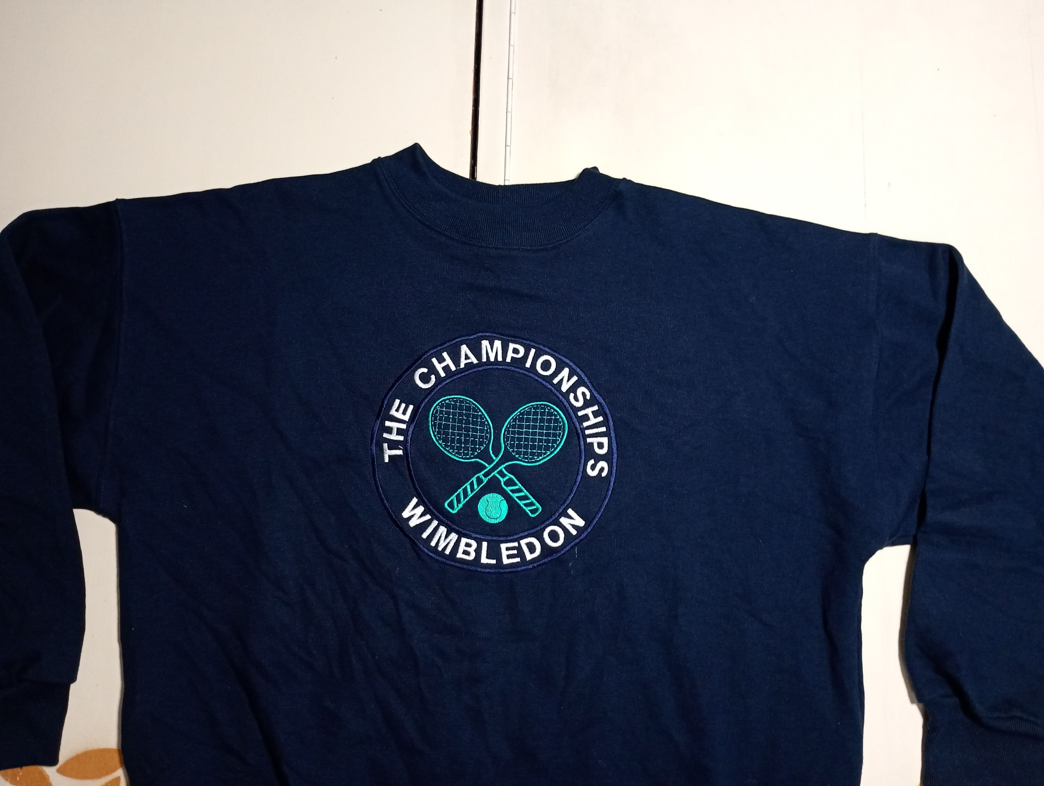Vintage Wimbledon Lawn Tennis Museum Sweatshirt 90's Size US XL / EU 56 / 4 - 4 Thumbnail