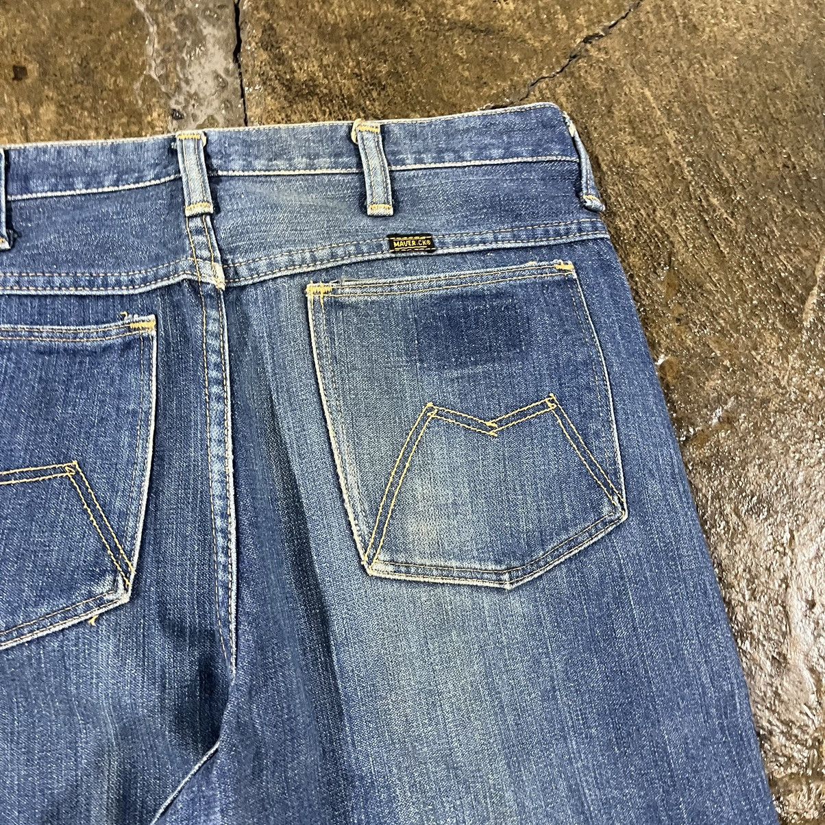 Levi's × Vintage × Wrangler Vintage 1960s Maverick Faded True Vintage Denim Jeans Rare Size US 33 - 6 Thumbnail
