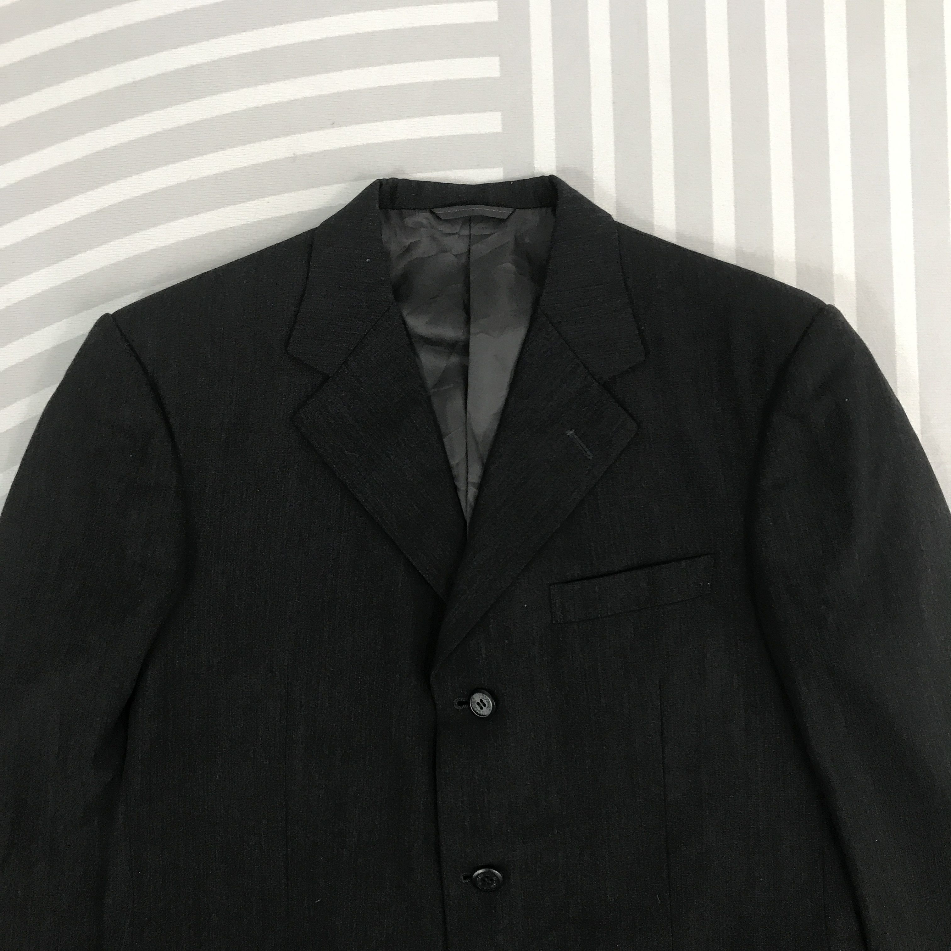 Moschino × Vintage Vintage Moschino Black blazer coat Jacket Size US L / EU 52-54 / 3 - 2 Thumbnail