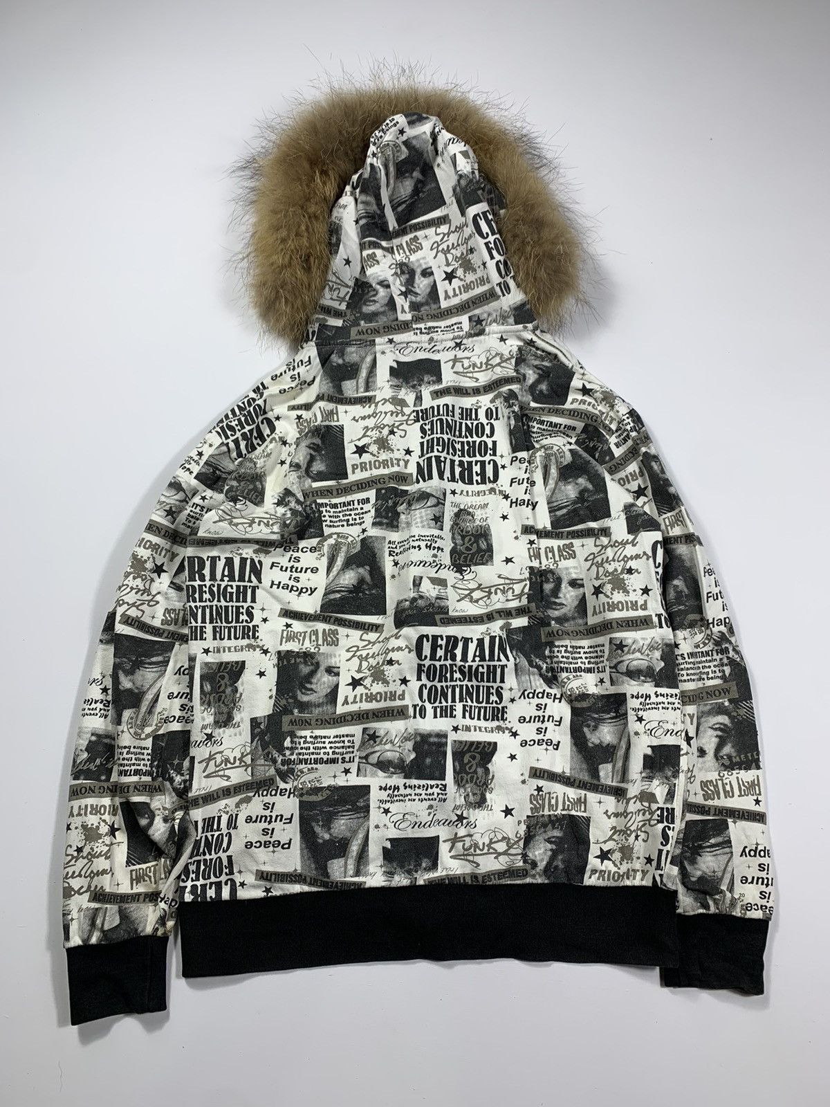 If Six Was Nine Crazy Faux fur Beaumon car Hoodie Jacket Size US L / EU 52-54 / 3 - 2 Thumbnail