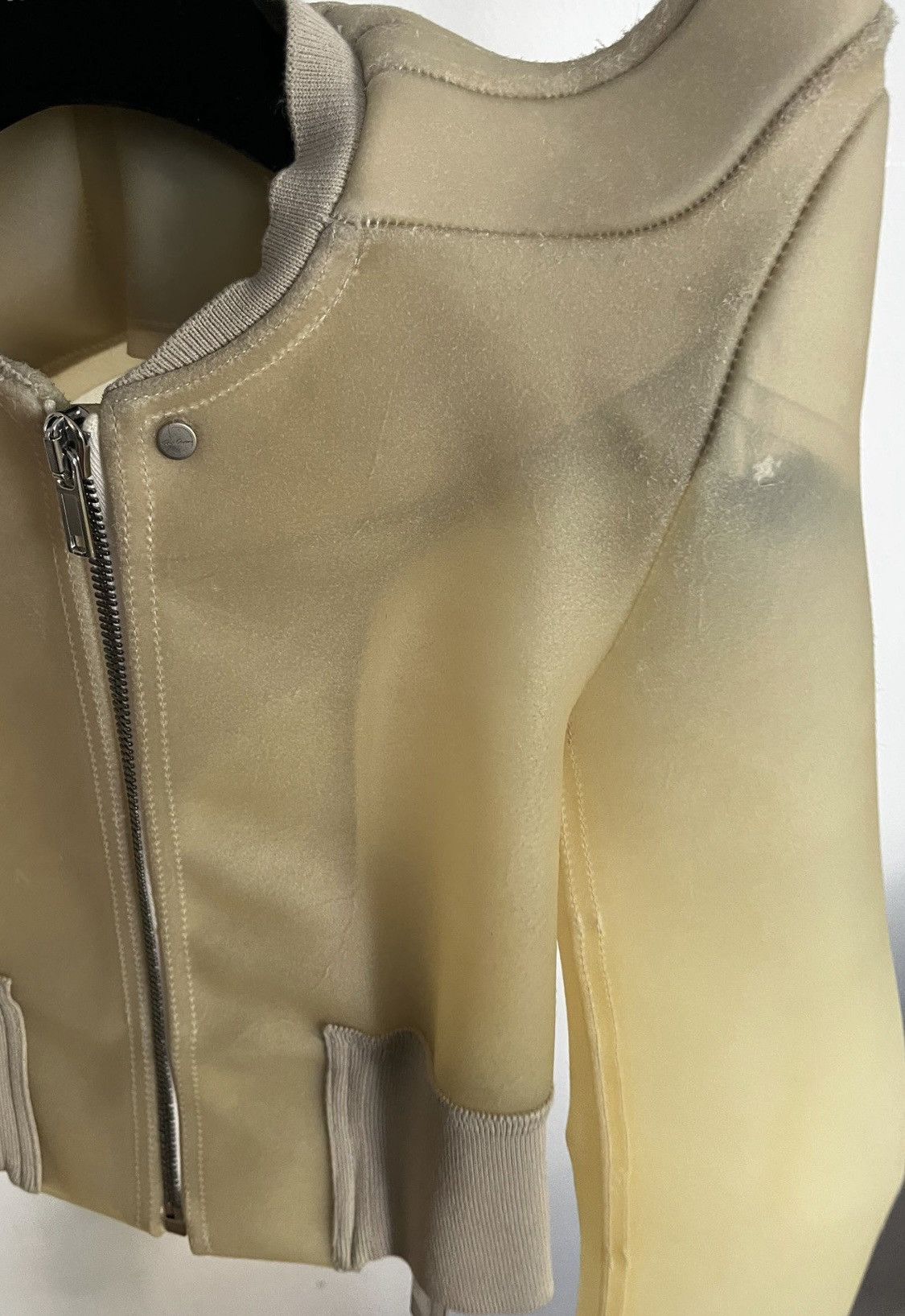 Rick Owens Rick Owens Cropped Tec Flight Leather Jacket Size S / US 4 / IT 40 - 7 Thumbnail