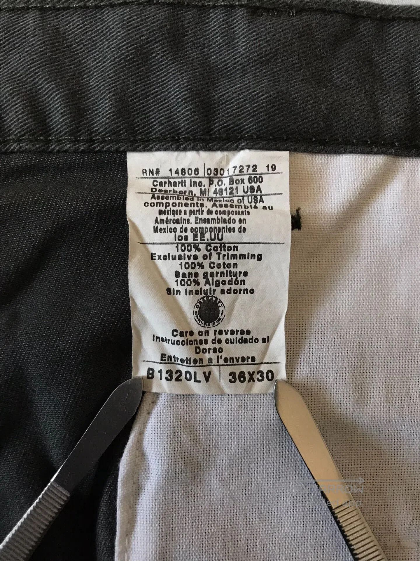 Carhartt Carhartt B132 Olive W36L30 Work Pants. Size US 36 / EU 52 - 9 Thumbnail