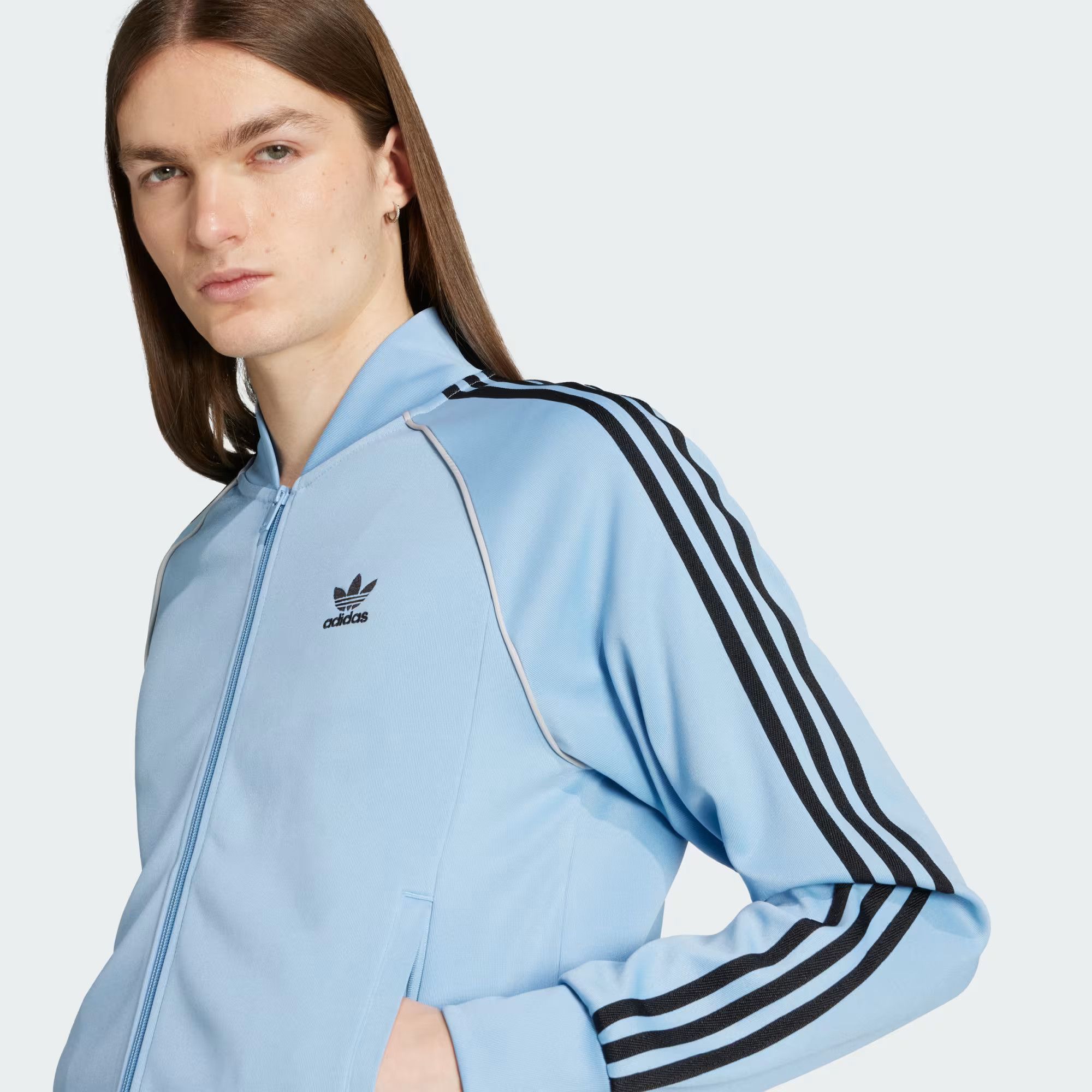 Adidas o1mle0426 Classic Track Jacket in Blue Size US XXL / EU 58 / 5 - 5 Thumbnail