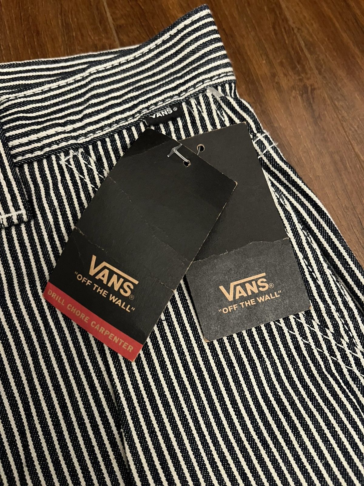 Vans BNWT Vans Hickory Stripe Drill Chore Carpenter Pants Size US 29 - 6 Thumbnail
