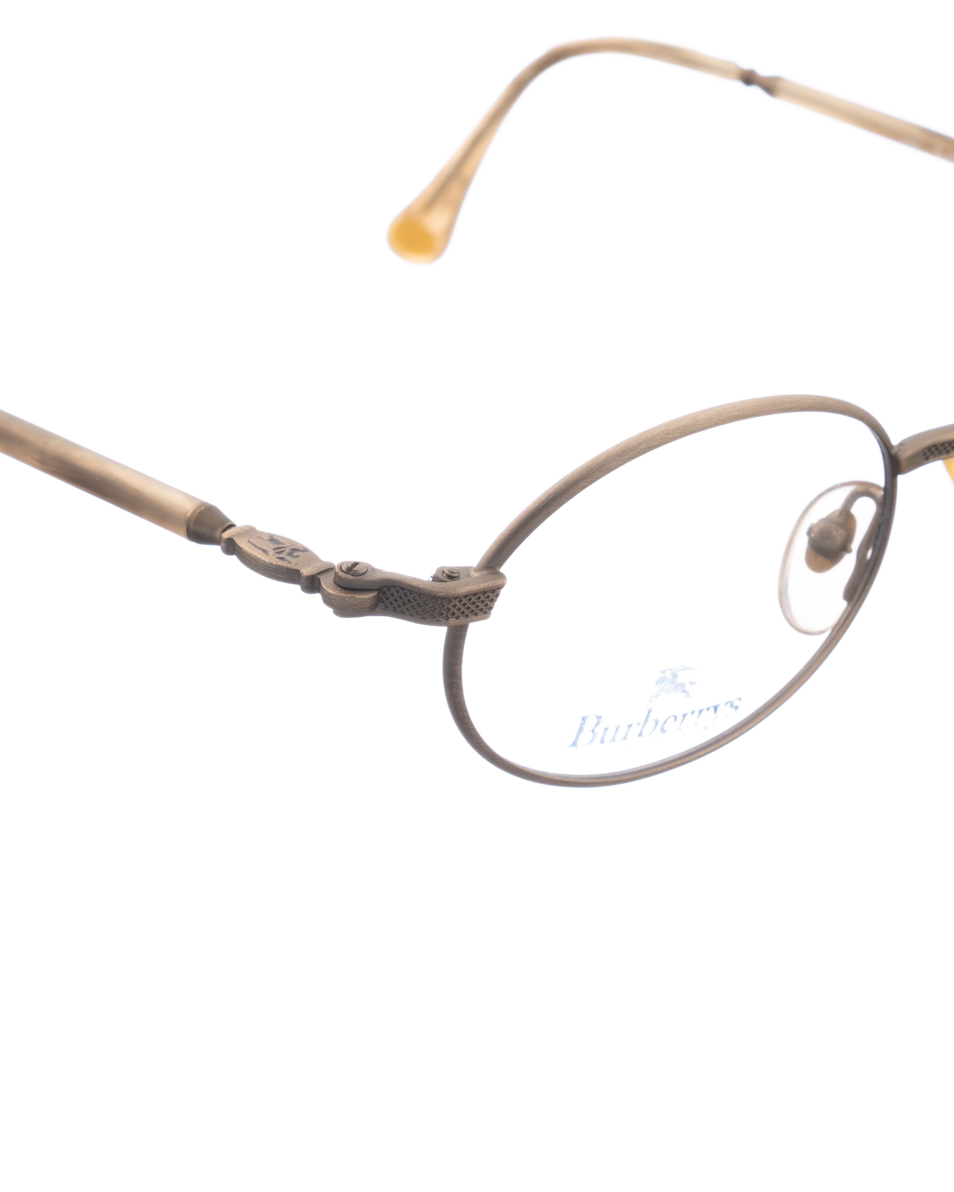 Burberry Burberry 90s Vintage Gold Metal Glasses Size ONE SIZE - 3 Thumbnail