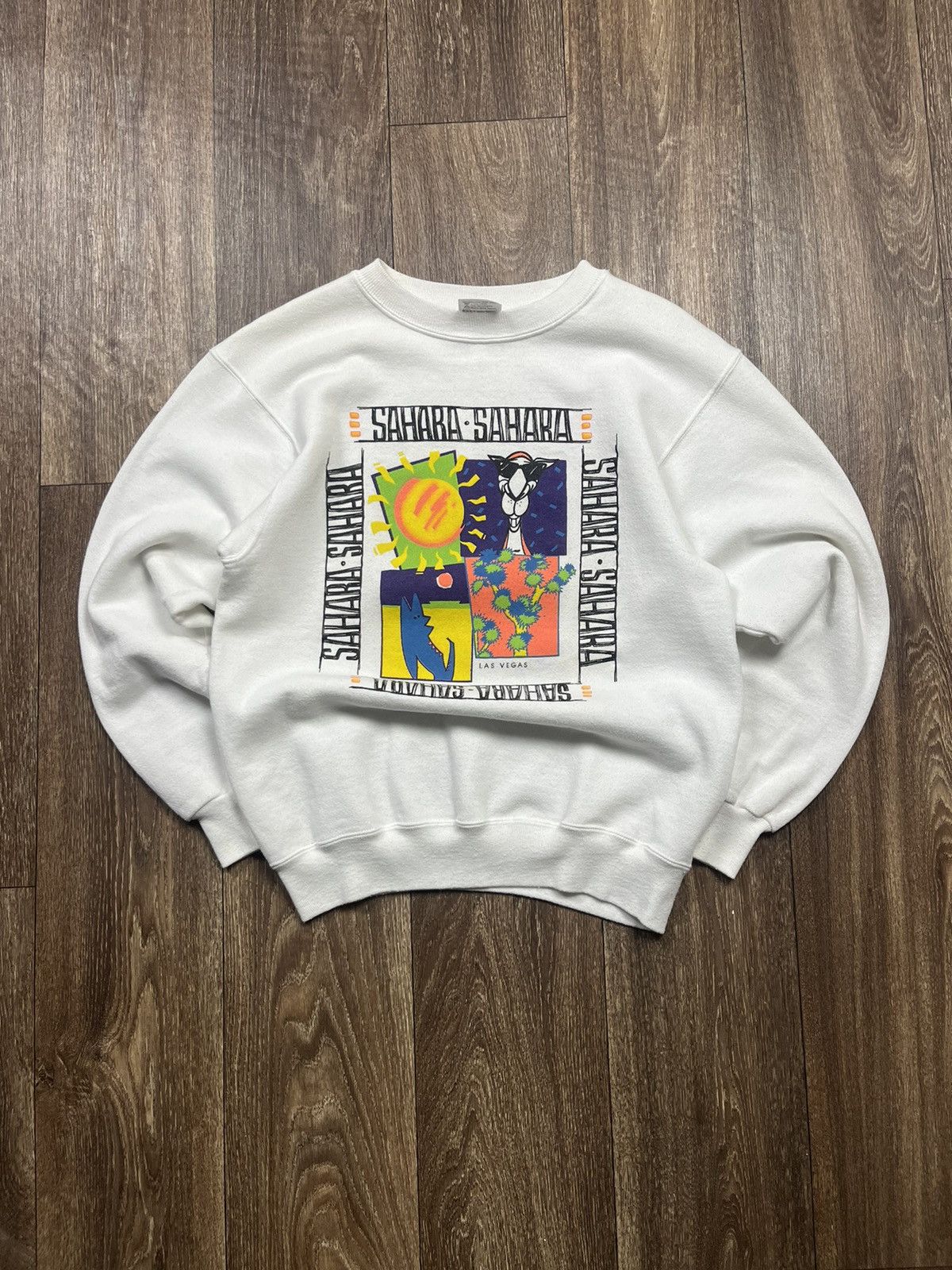Other Vintage 80s Sahara Las Vegas Casino & Hotel Sweatshirt Size US M / EU 48-50 / 2 - 1 Thumbnail