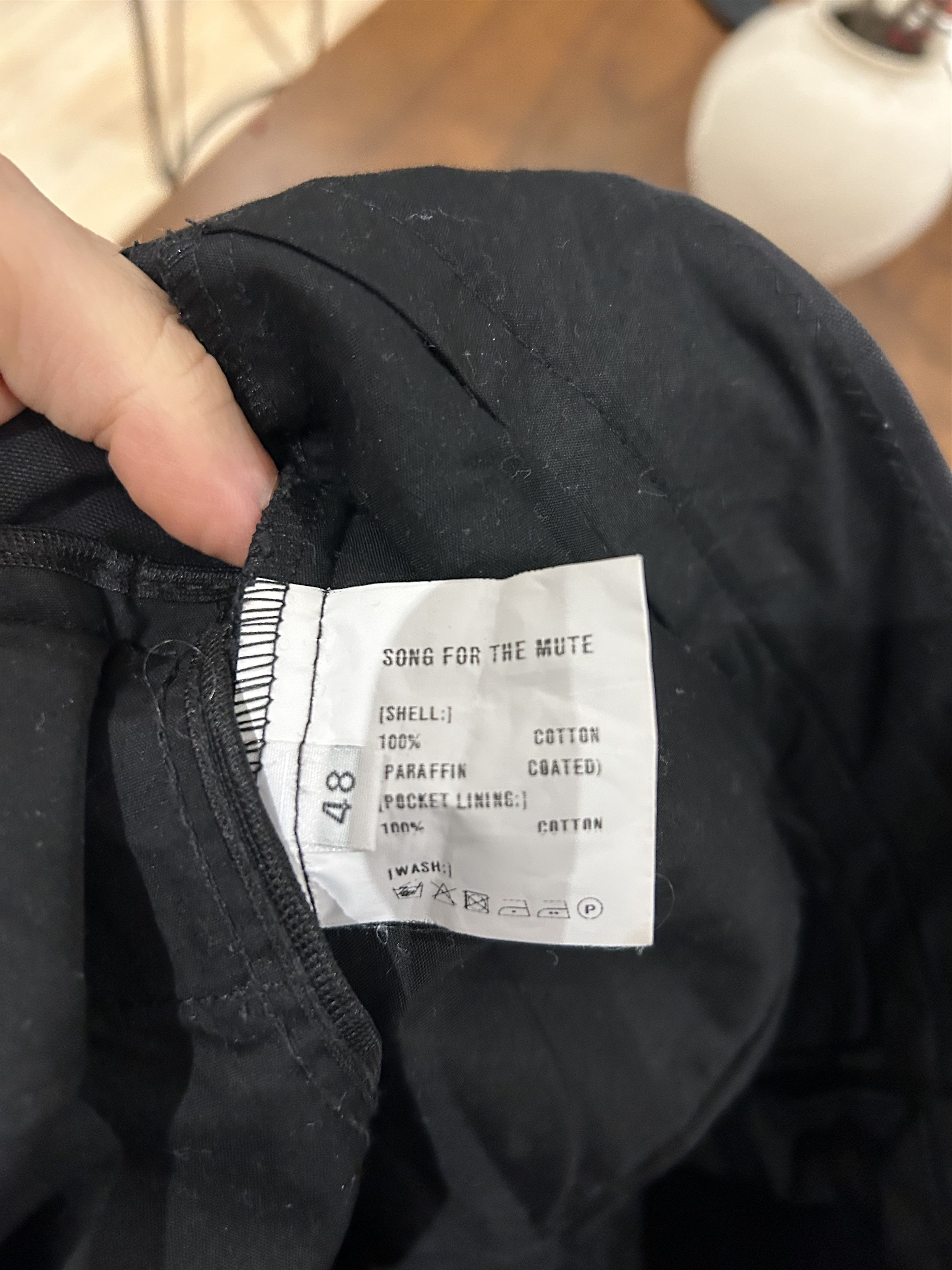 Song For The Mute Curved Leg Paraffin Pants Size US 32 / EU 48 - 8 Thumbnail