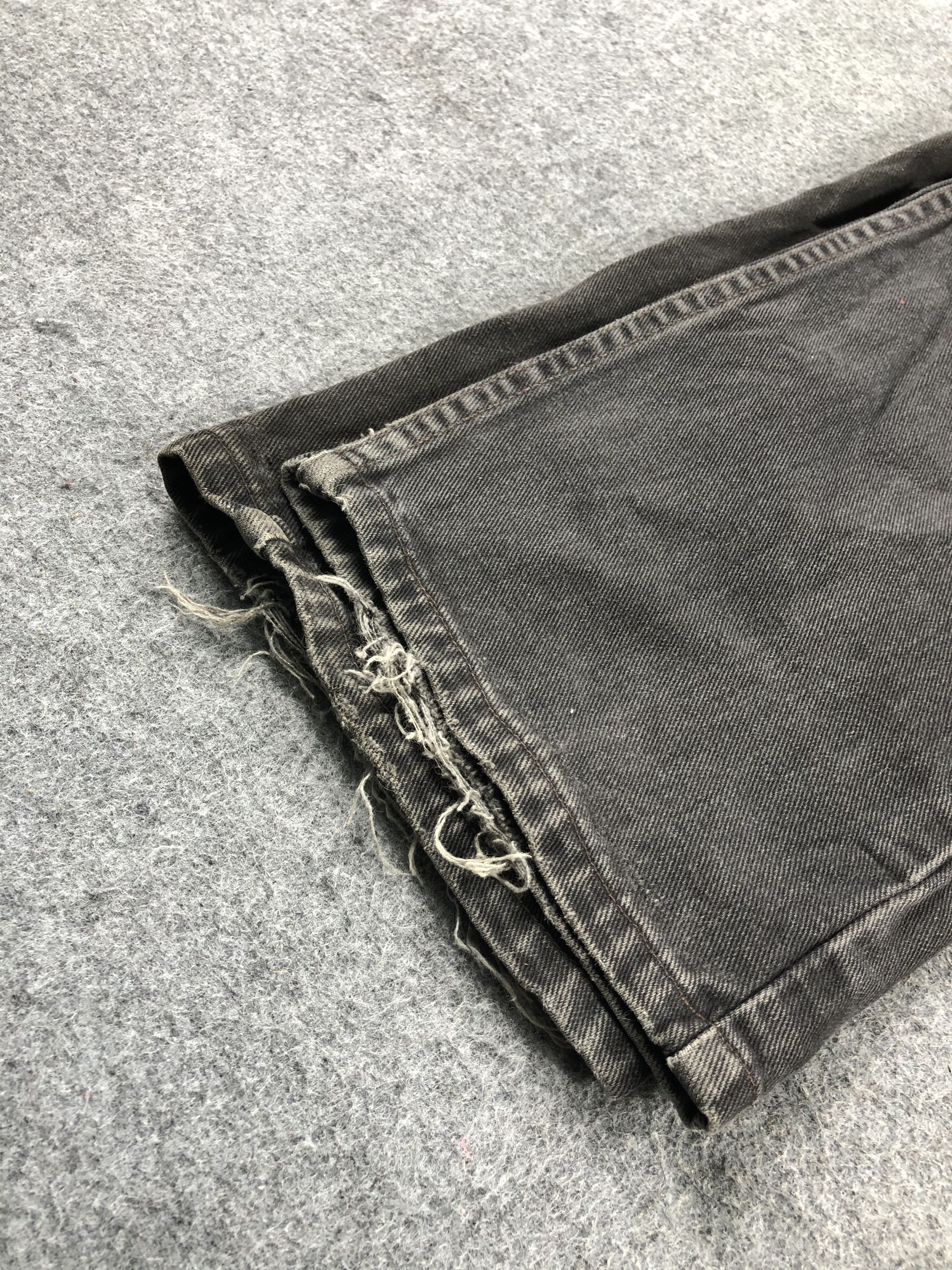 Levi's 90s Vintage Levis 505 Faded Black Jeans -JM672 Size US 35 - 4 Thumbnail