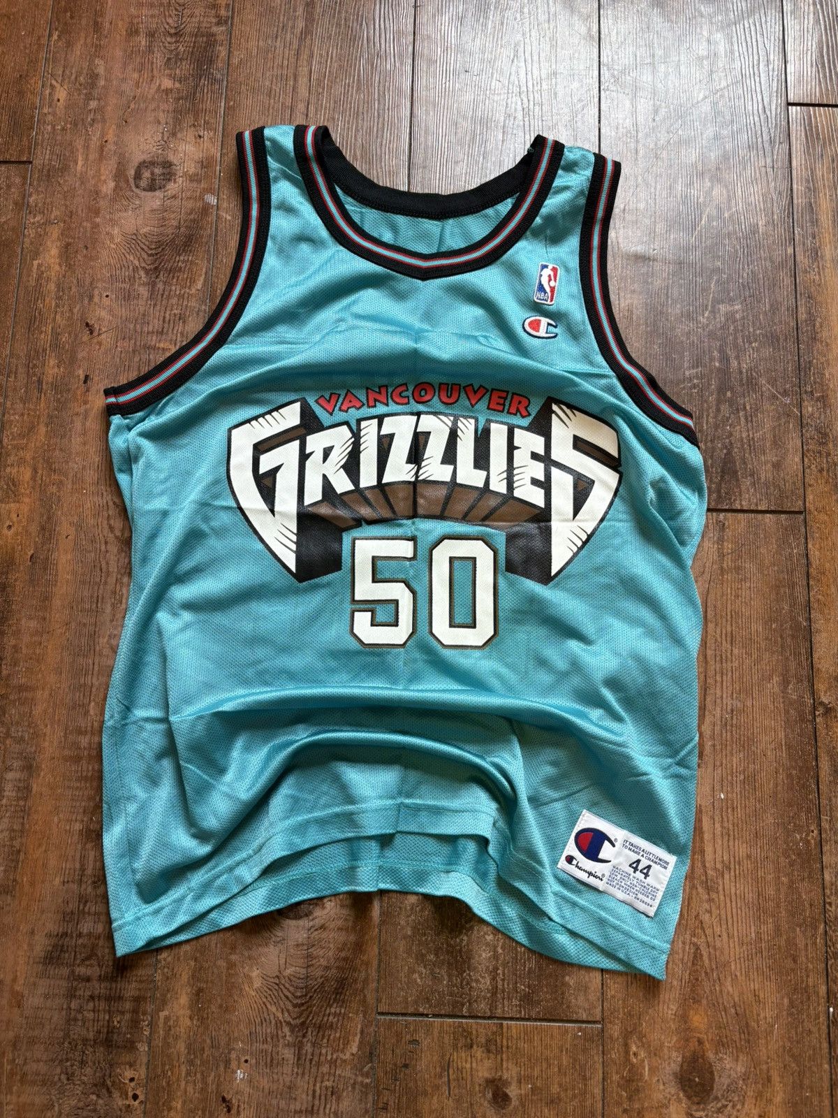Champion Vintage Vancouver Grizzlies Reeves Jersey Size US M / EU 48-50 / 2 - 2 Thumbnail