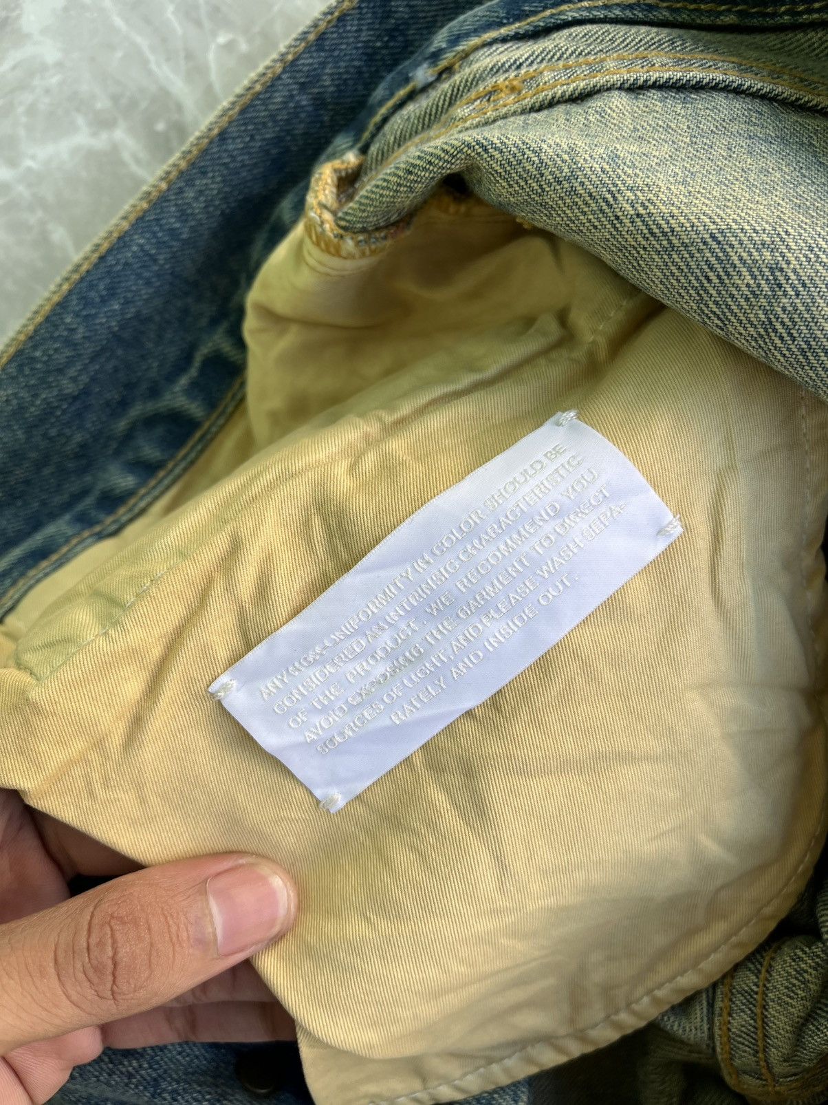 Ermenegildo Zegna × Fear of God Fear of God Ermenegildo Zegna Blue Denim Jeans Size US 32 / EU 48 - 14 Thumbnail