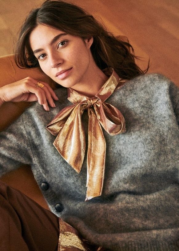 Sezane SEZANE Paul Jumper Grey Wool Mohair Sweater Size S Size S / US 4 / IT 40 - 2 Thumbnail