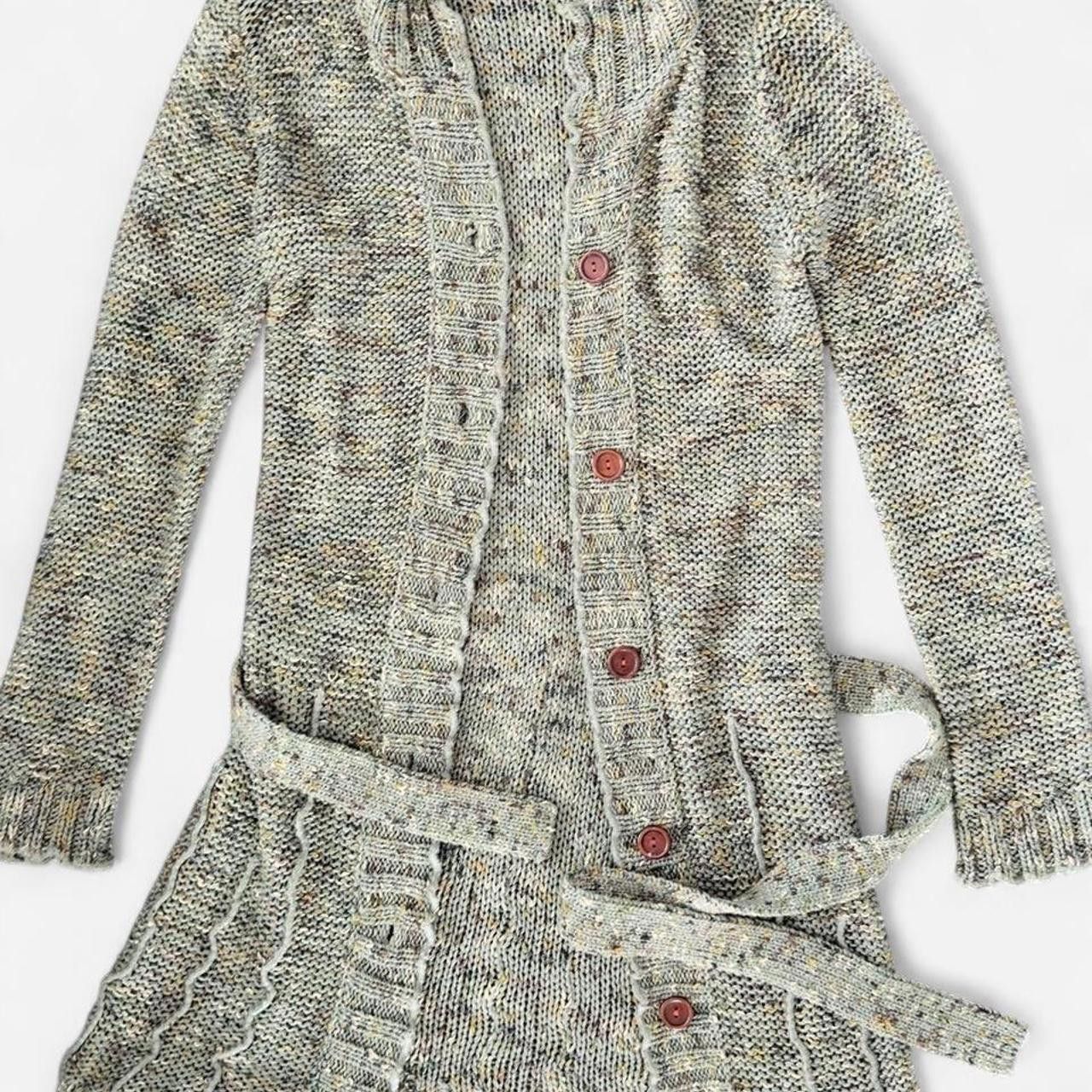 Bcbgmaxazria BCBGMAXAZRIA Women's multi cream Cardigans Size US 27 - 1 Thumbnail