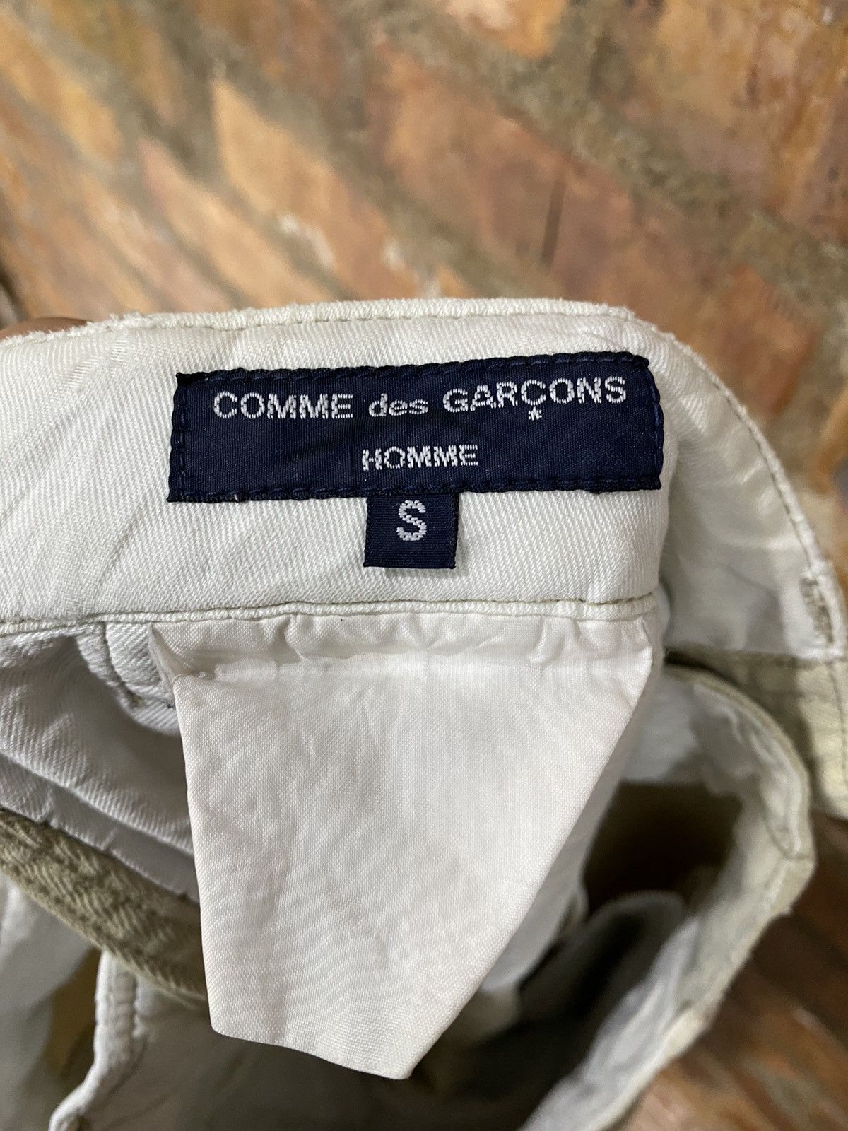 Comme des Garcons × Comme des Garcons Homme × Comme des Garcons Homme Plus 2000s CDG Homme Herringbone pants Size US 30 / EU 46 - 13 Thumbnail