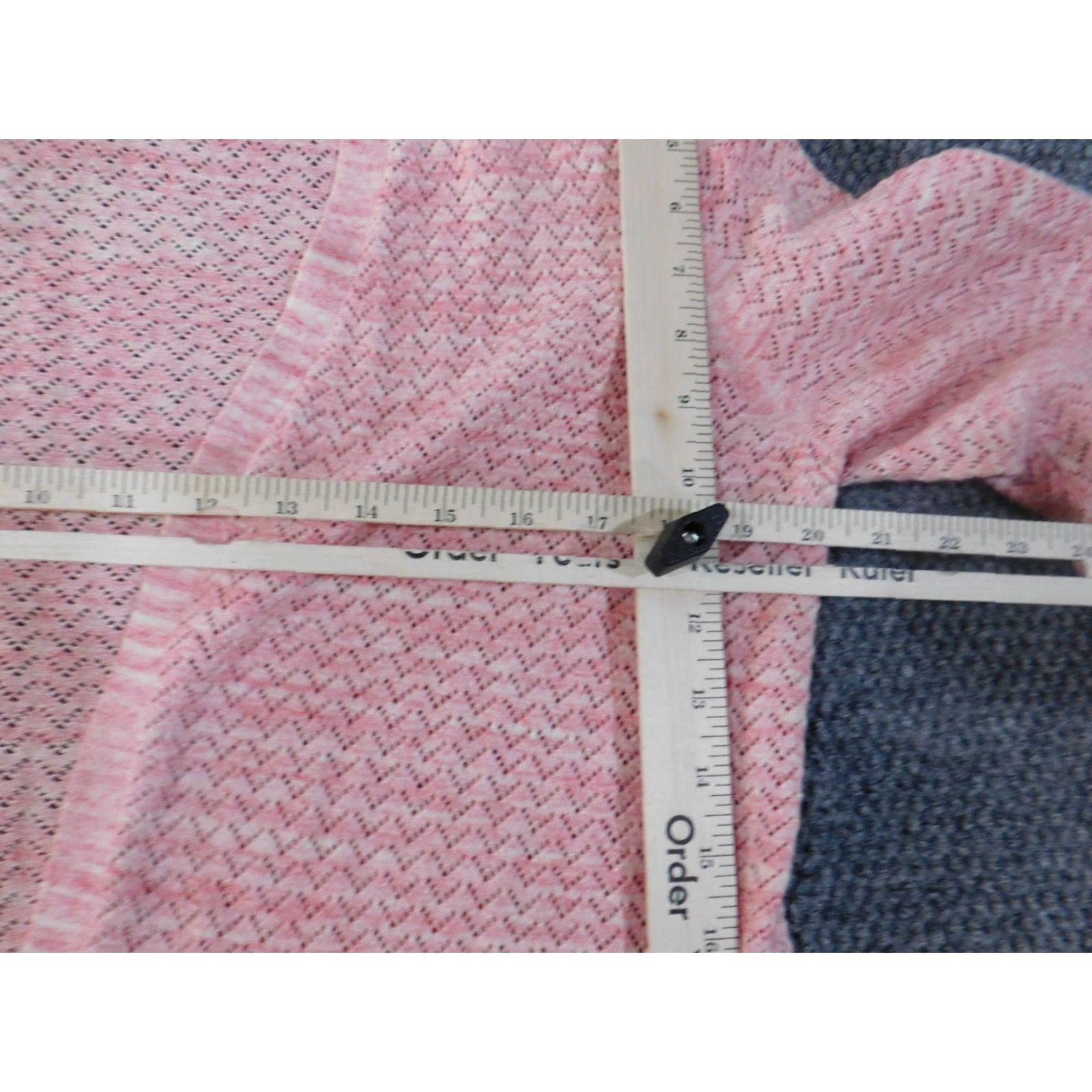Vintage LL Bean Cardigan Sweater Womens L Pink Open Knit Cotton Crew Neck Long Sleeve Size L / US 10 / IT 46 - 6 Thumbnail
