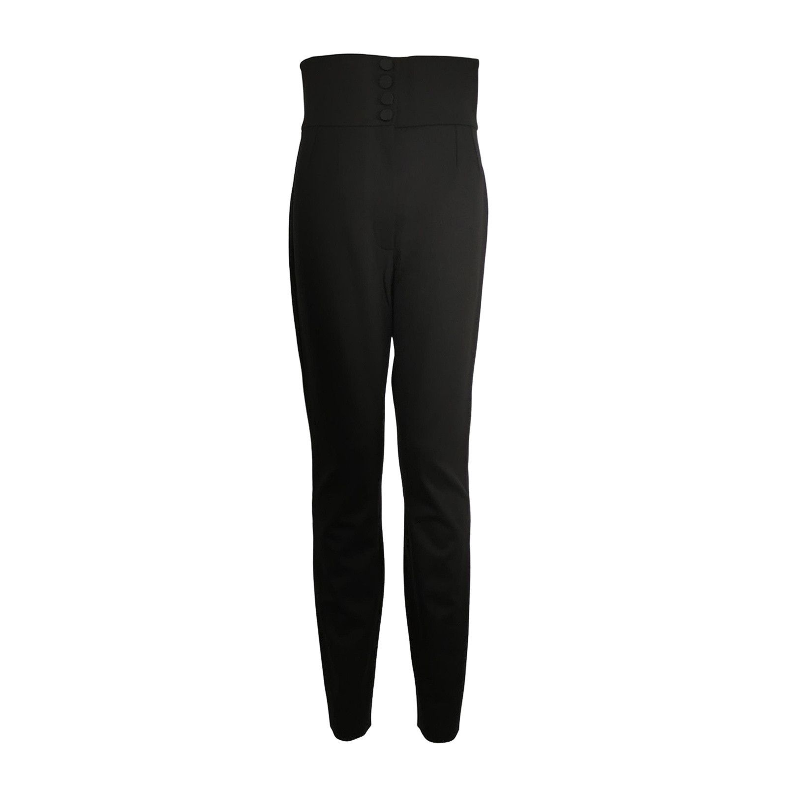 Dolce & Gabbana Dolce & Gabbana High Waisted Virgin Wool Pants IT 42 Size 28" / US 6 / IT 42 - 1 Thumbnail