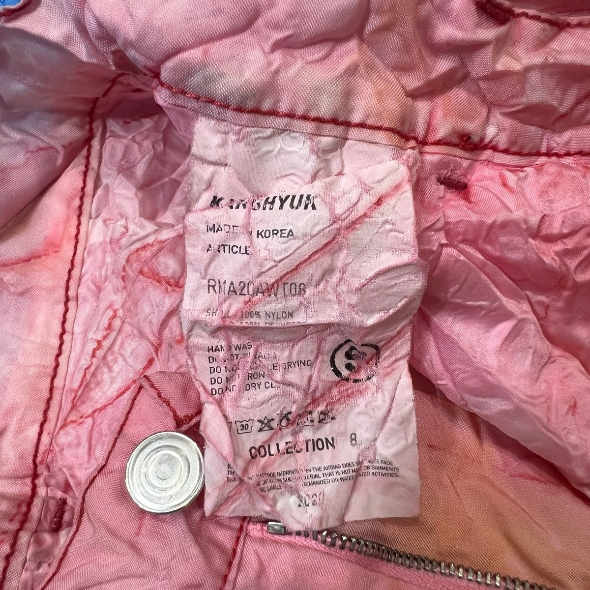 KANGHYUK KANGHYUK 2020 COLLECTION 8 Spray Crinkled Flare Airbag Pants Size US 28 / EU 44 - 6 Thumbnail