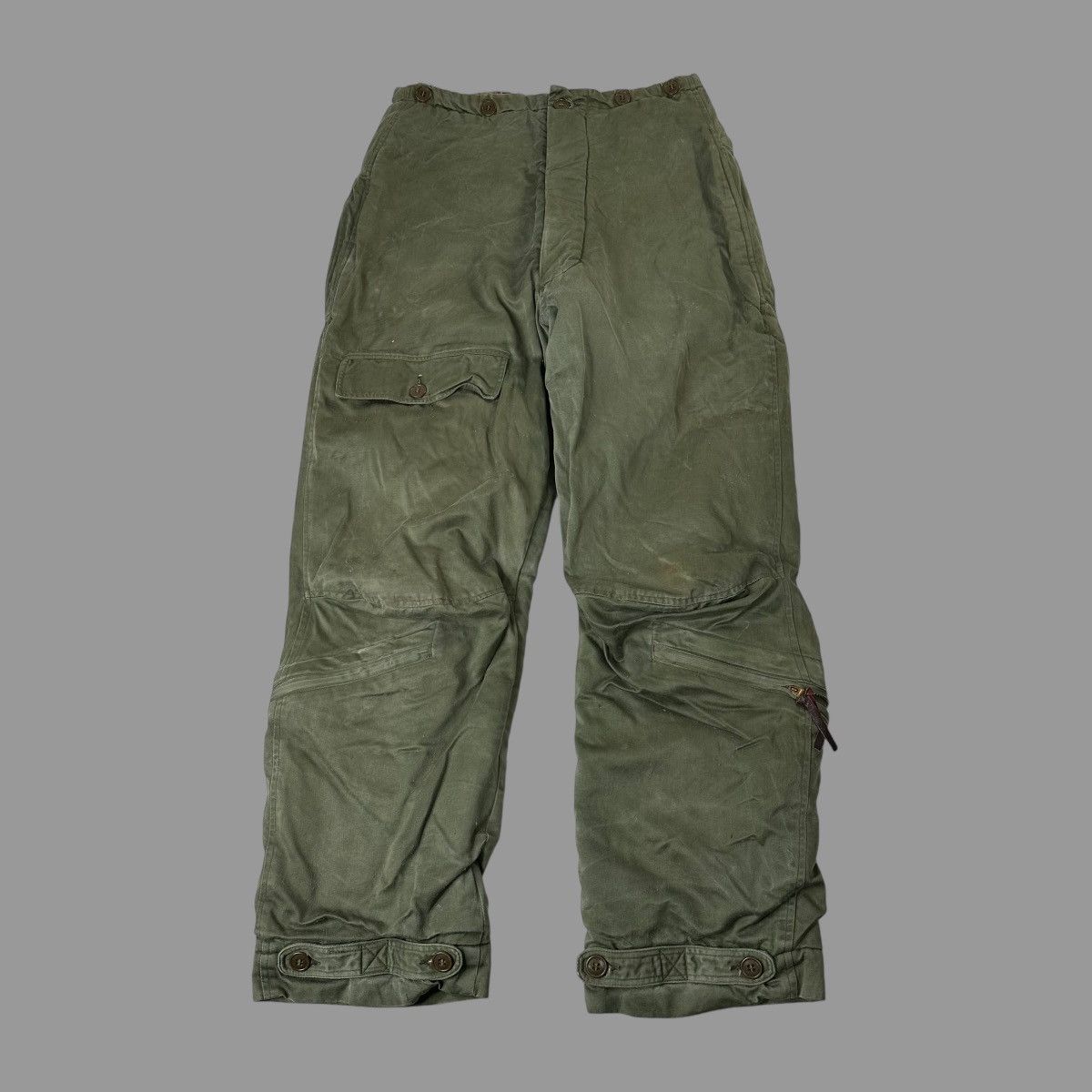 Vintage Vintage 1950s military cargo pants Size US 30 / EU 46 - 1 Thumbnail