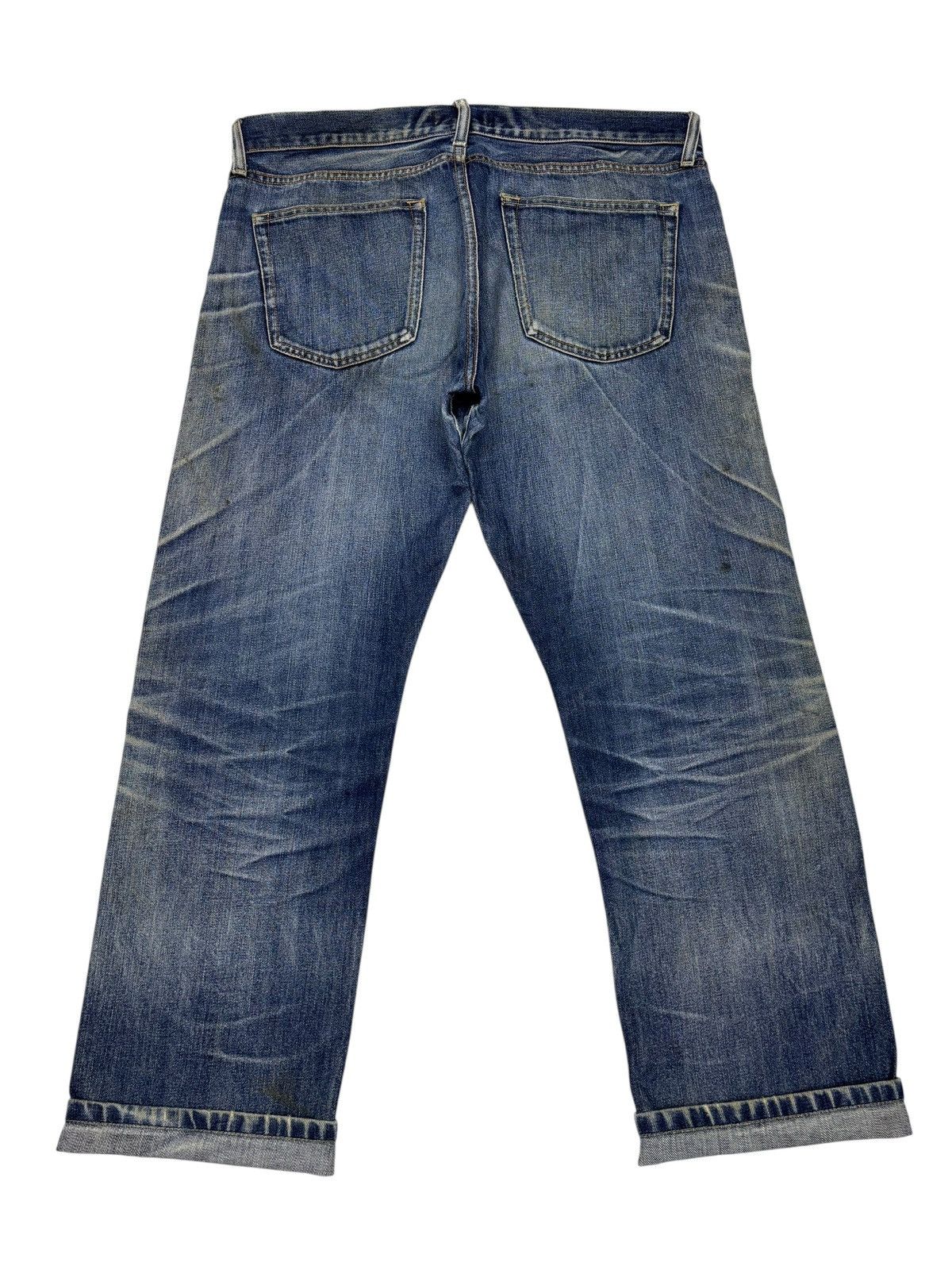 Undercover × Uniqlo Vintage Uniqlo Selvedge Dirty Distressed Denim Jeans Size US 36 / EU 52 - 2 Thumbnail