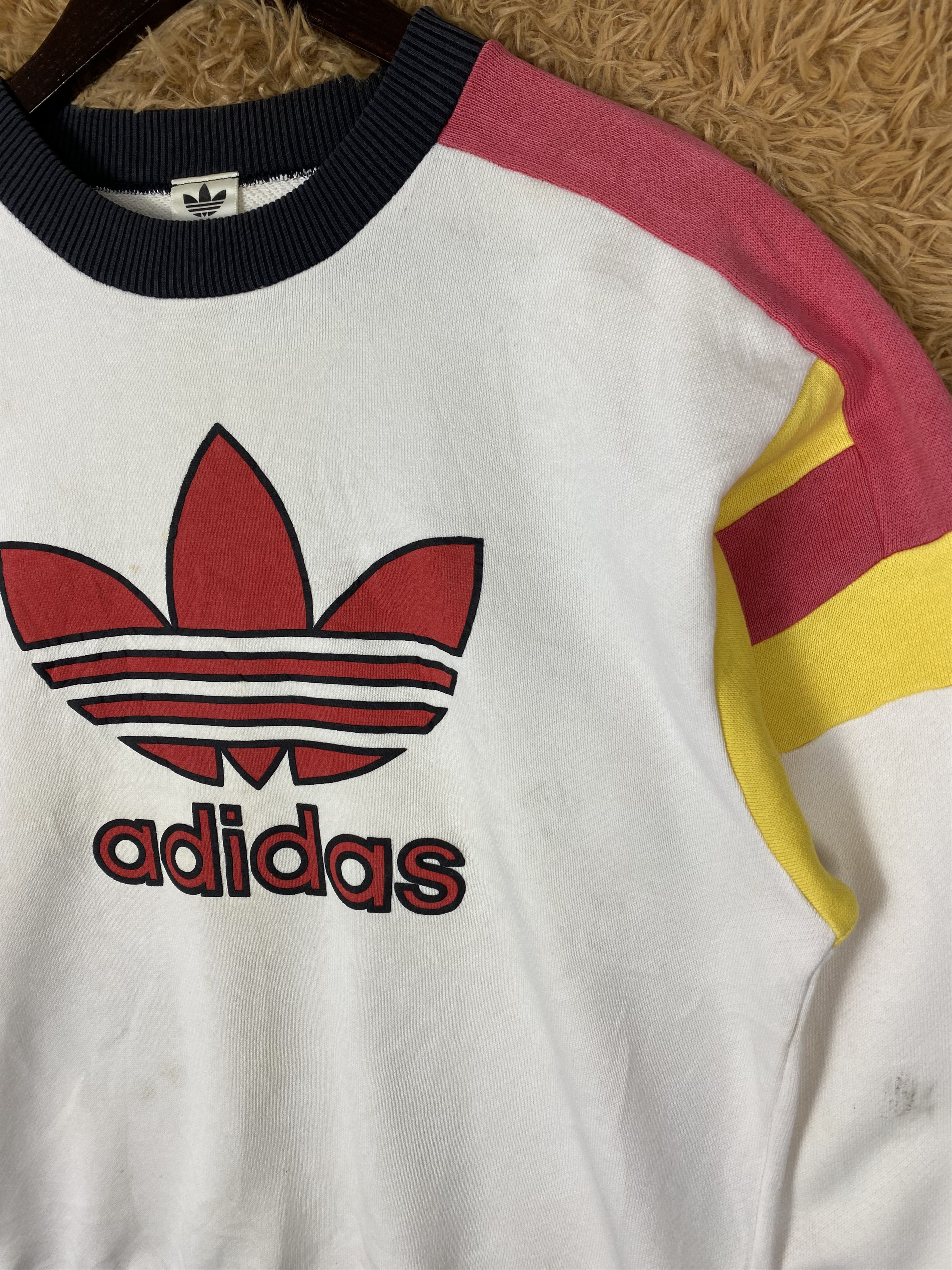 Adidas Vintage Adidas Trefoil Germany Big Logo Sweatshirts PS0335 Size US S / EU 44-46 / 1 - 3 Thumbnail