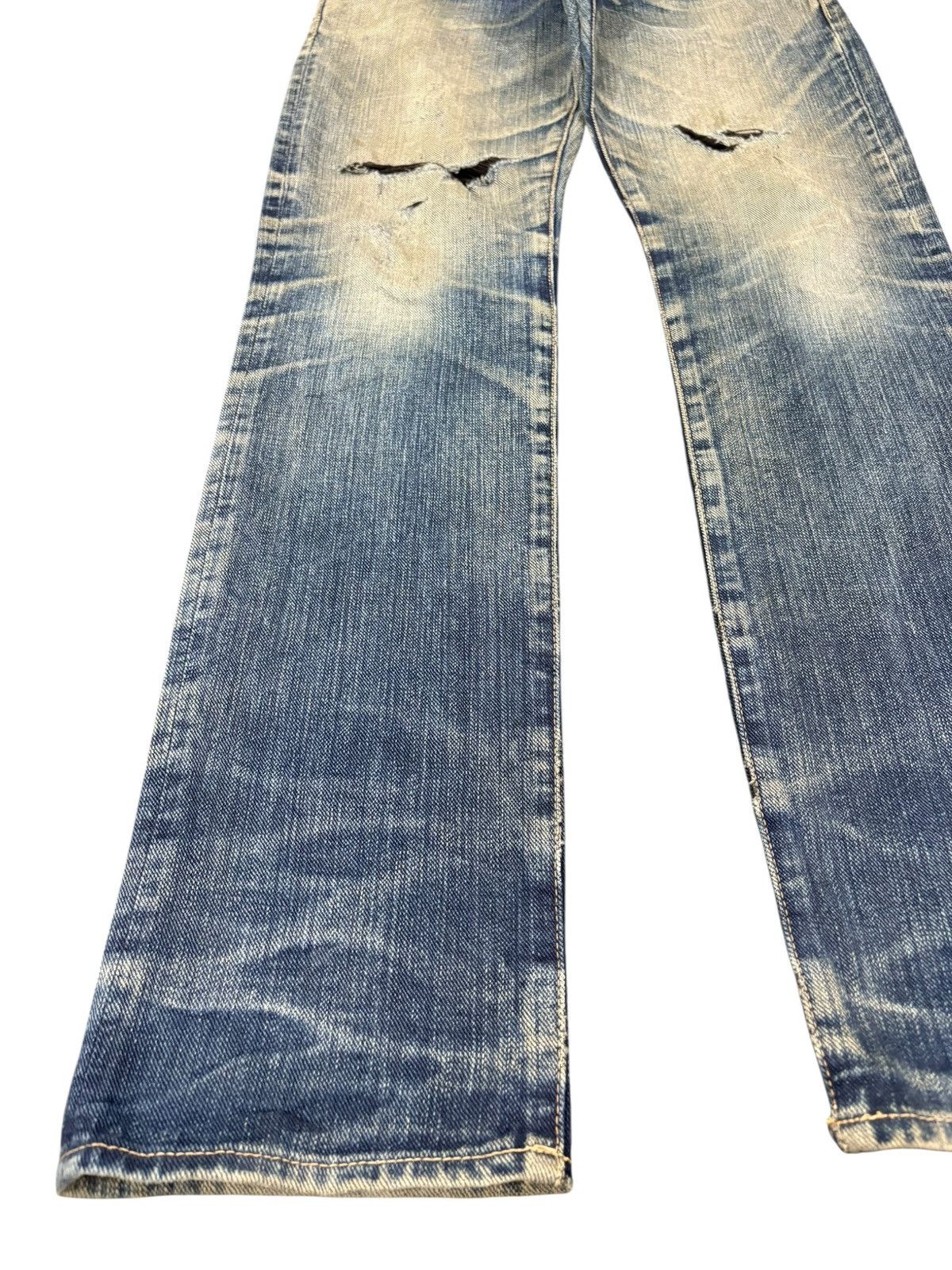 Johnbull Vintage Japanese Johnbull Mud Wash Distressed Jeans Size US 30 / EU 46 - 6 Thumbnail
