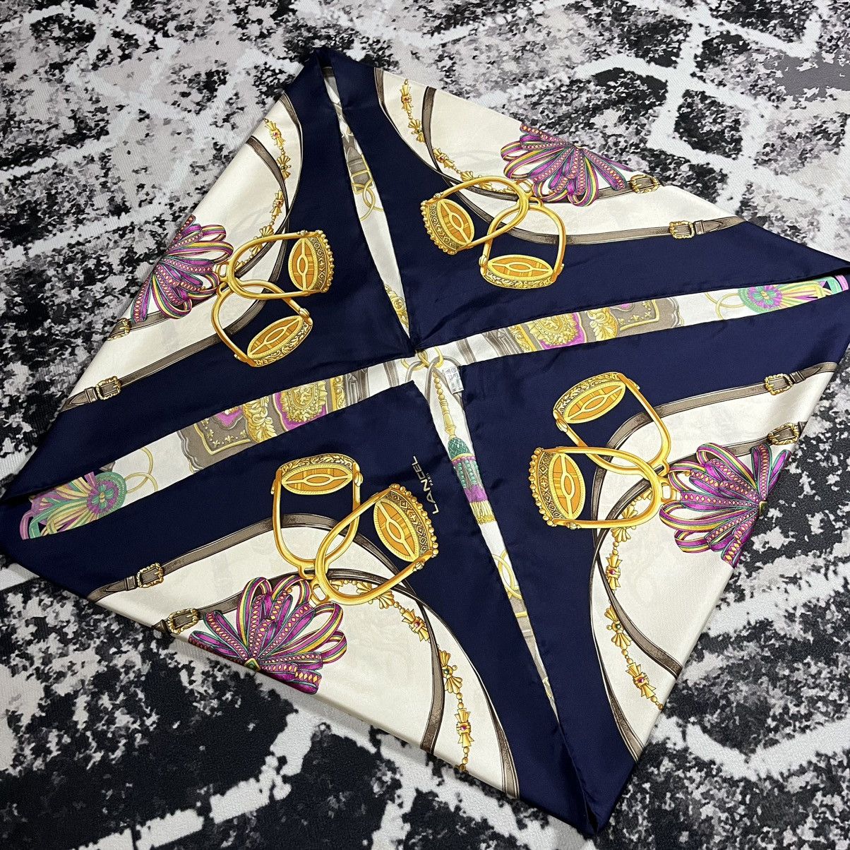 Lancel × Vintage Vintage Lancel Paris Scarf Size ONE SIZE - 10 Thumbnail
