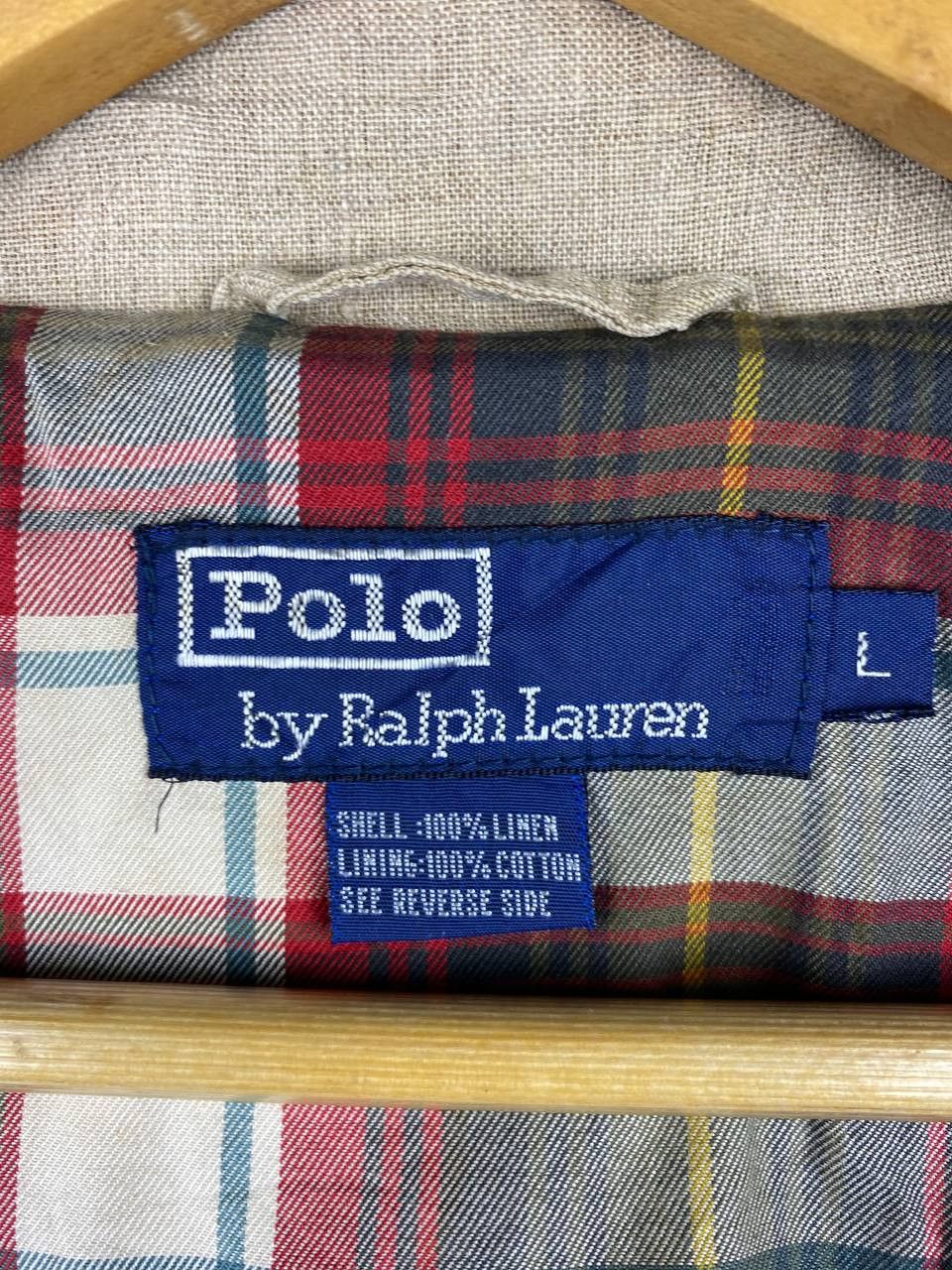 Polo Ralph Lauren vintage polo ralph lauren jacket flannel lining Size US L / EU 52-54 / 3 - 6 Thumbnail
