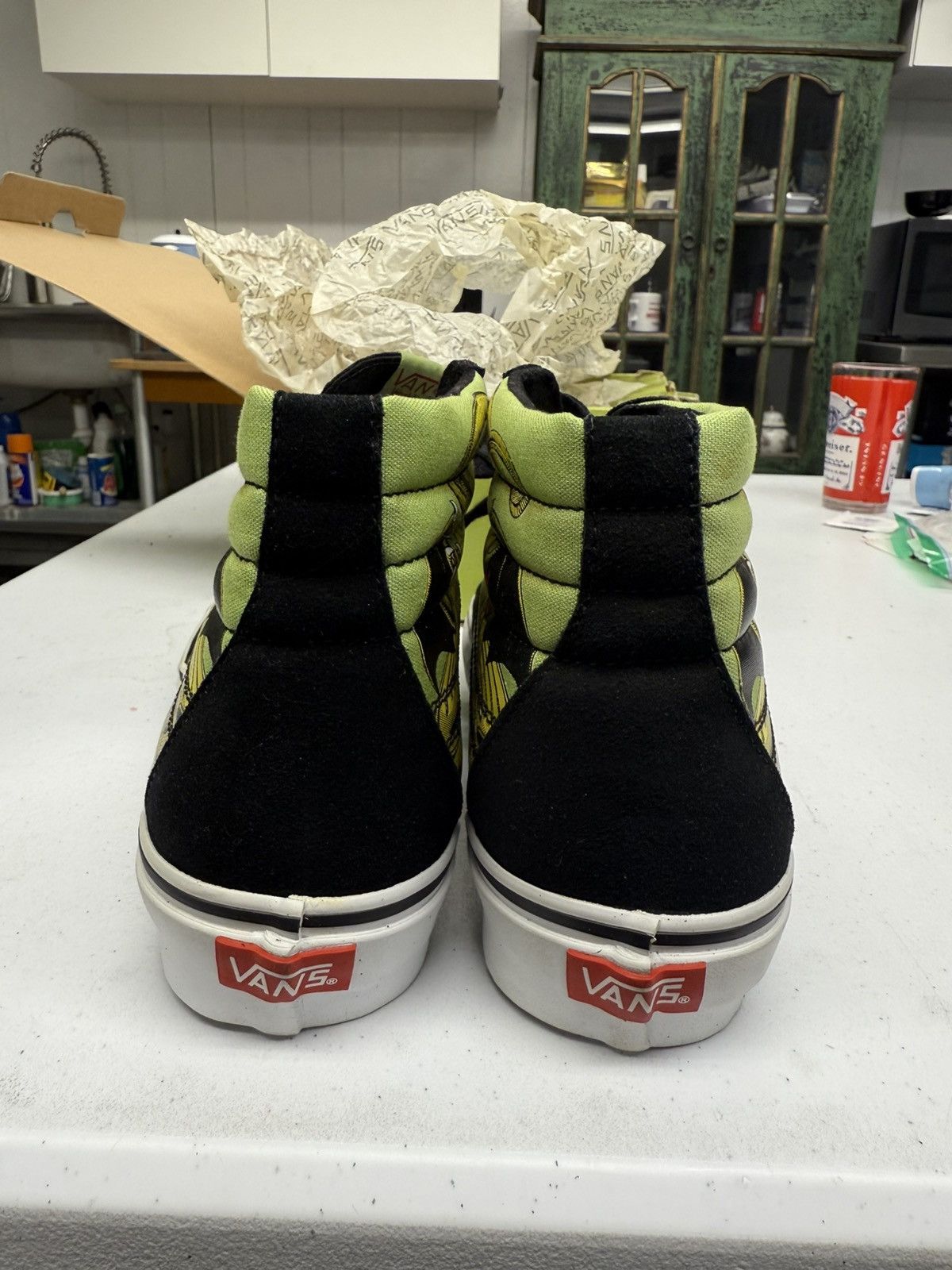 Vans Vans Steve Caballero Sk8-Hi X Cab1Lizard Lime Green/Black Size US 9 / EU 42 - 4 Thumbnail