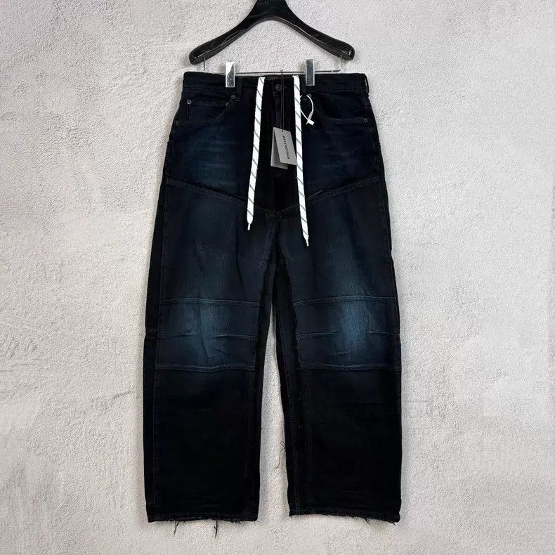 Balenciaga Balenciaga size XS Patchwork Tie-dye Mid-rise Waist Drawst Size US 27 - 1 Thumbnail