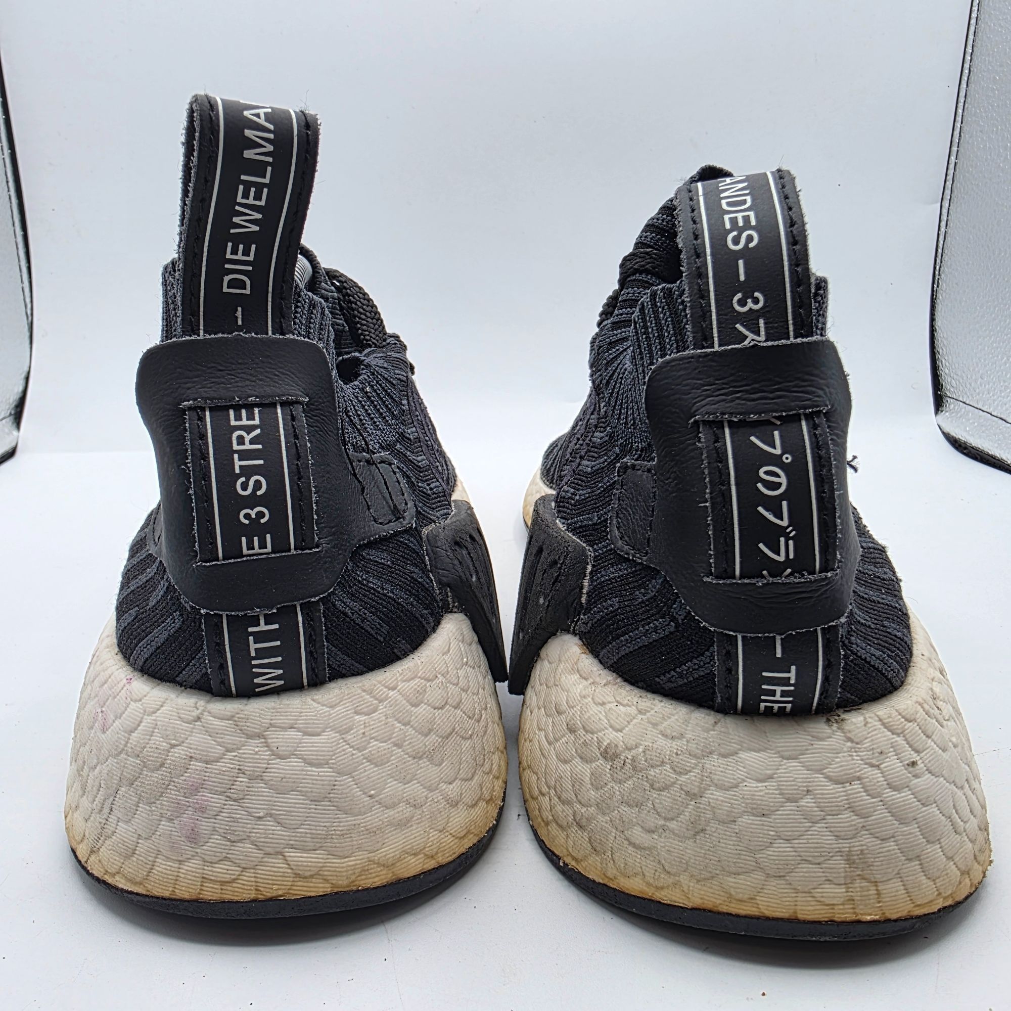 Adidas Adidas NMD_R2 PK Mens 11 Black Primeknit Running Shoes Sampl Size US 11 / EU 44 - 5 Thumbnail