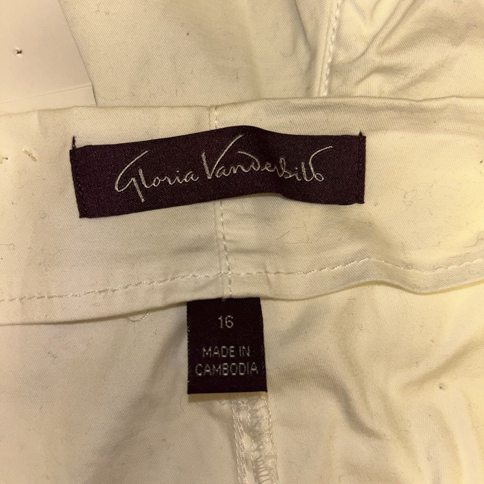 Gloria Vanderbilt Gloria Vanderbilt Belt Vacation Short White Size 16 NWT Size 34" / US 12 / IT 48 - 7 Thumbnail