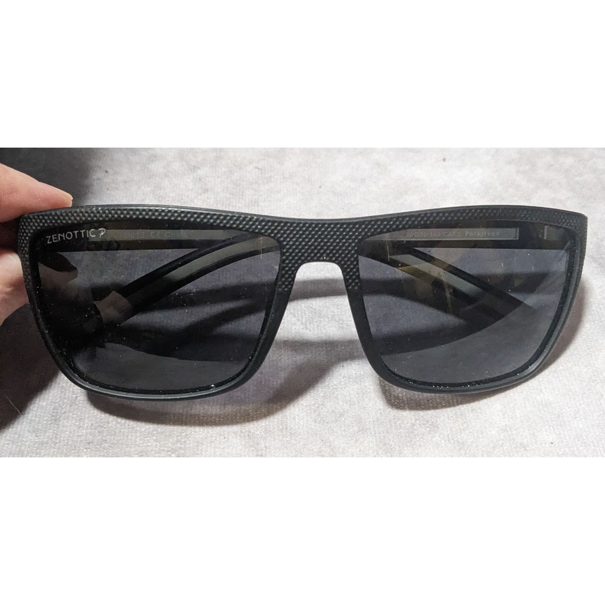 Other Zenottic Textured Classic Black Sunglasses Size ONE SIZE - 4 Thumbnail