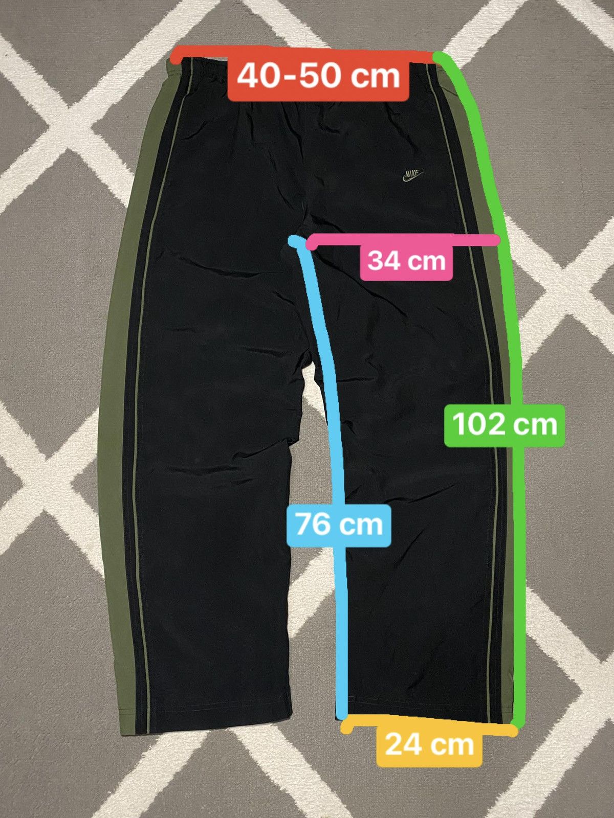 Nike × Vintage Vintage 00’s Nike Baggy Fit Sweatpants Trackpants Size US 34 / EU 50 - 16 Thumbnail