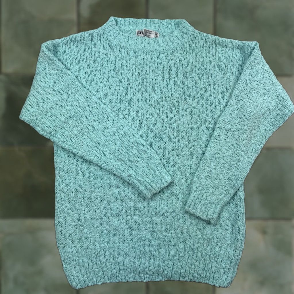Vintage VINTAGE Retrospective Sweater Women M Blue Preppy 1980s Knit Pullover Casual Womens Medium Blue Preppy 80s Sweater Size M / US 6-8 / IT 42-44 - 1 Thumbnail