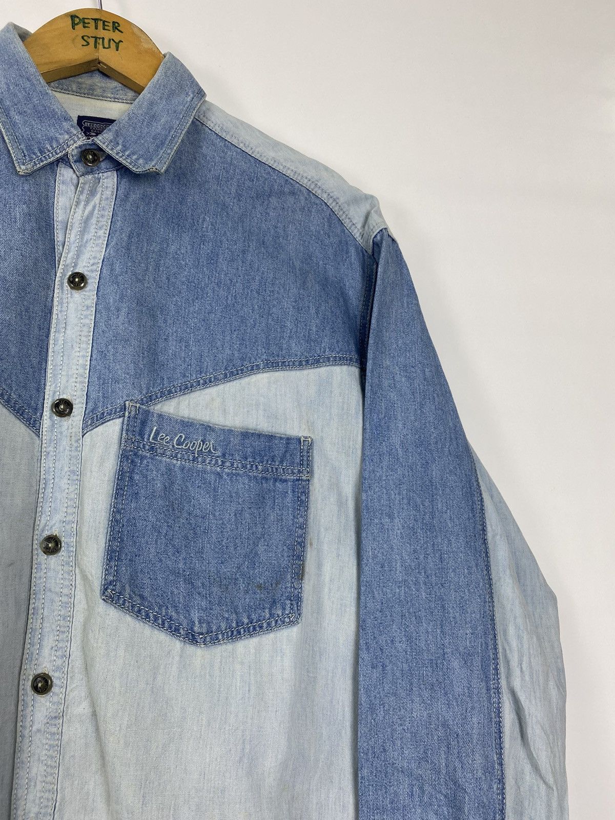 Lee × Vintage Vintage 90’s Lee Cooper Western Denim Jacket Size US M / EU 48-50 / 2 - 6 Thumbnail