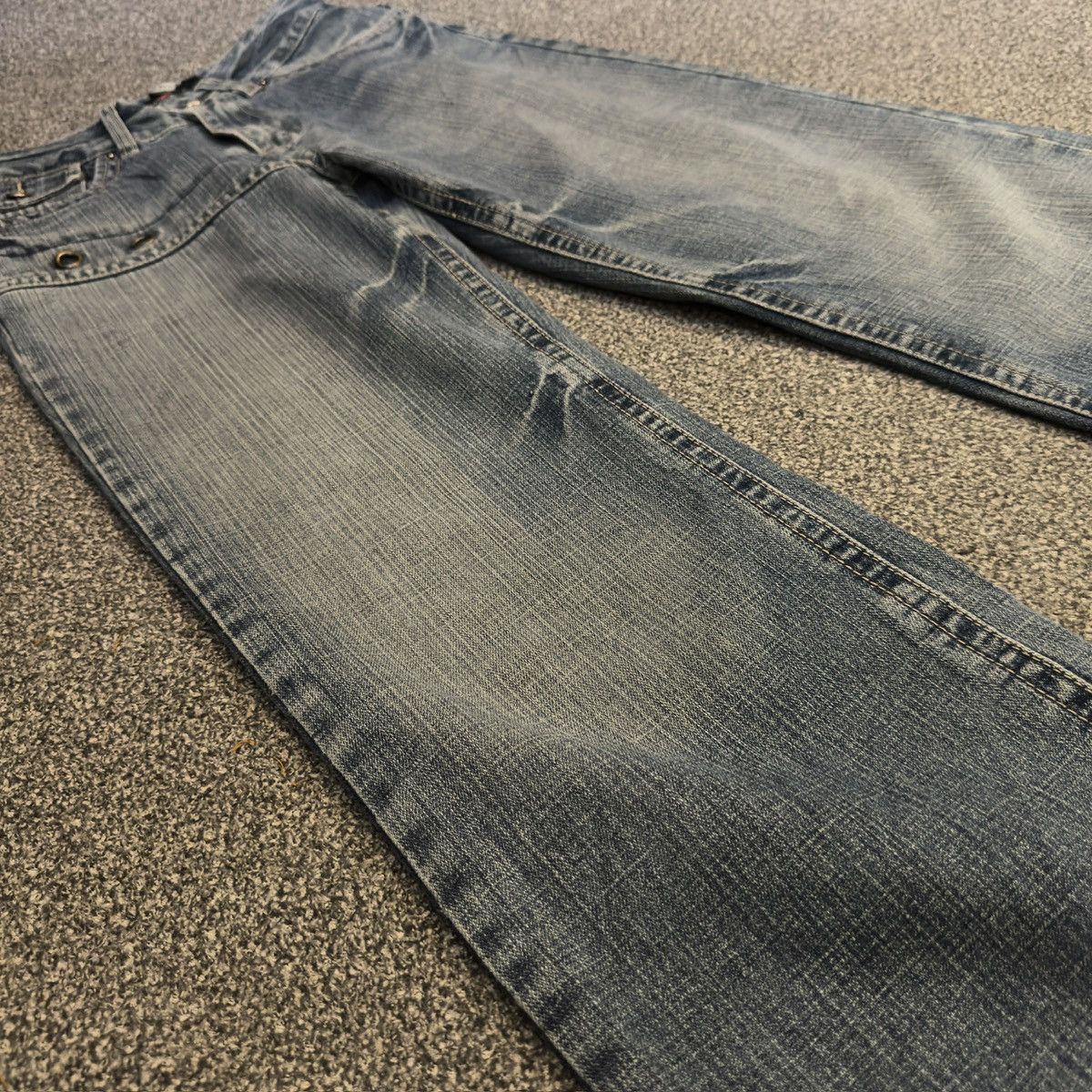 Japanese Brand Y2K Flared Boot Cut Japanese Preton Jean True Religion Style Size US 30 / EU 46 - 5 Thumbnail