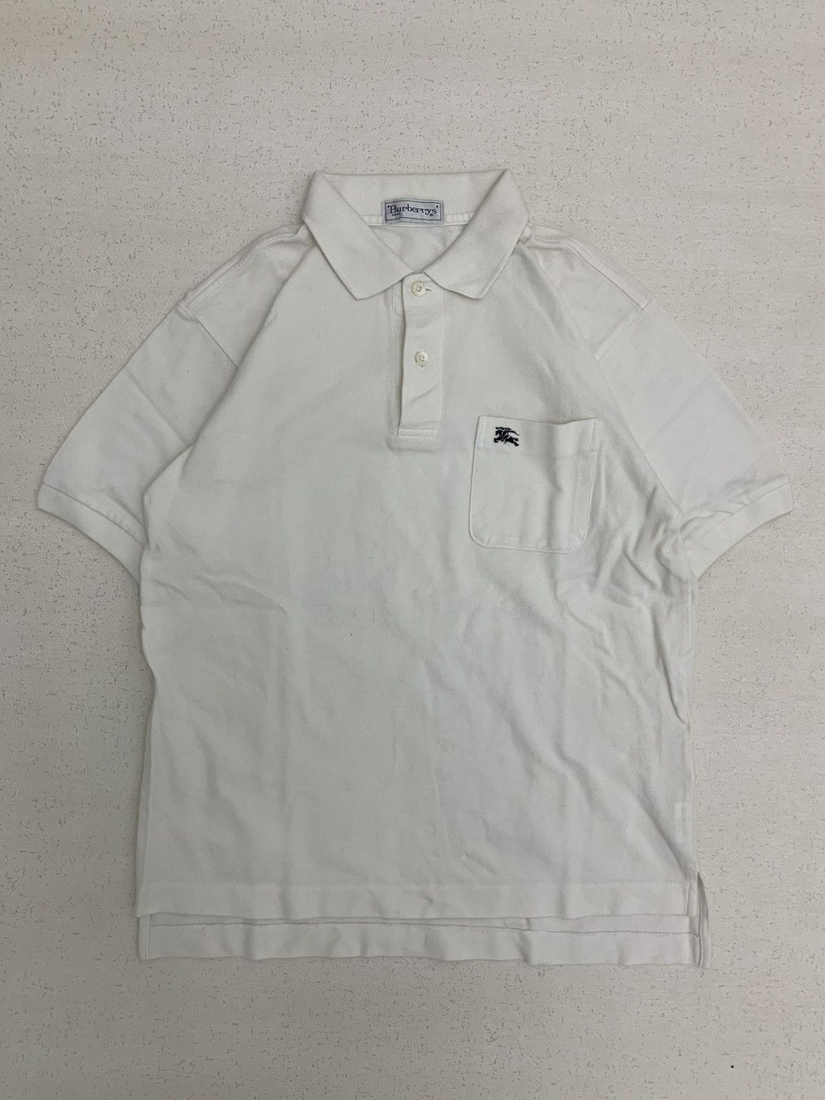 Burberry 90s VINTAGE BURRBERY MEN POLOSHIRT SMALL LOGO Size US M / EU 48-50 / 2 - 1 Thumbnail