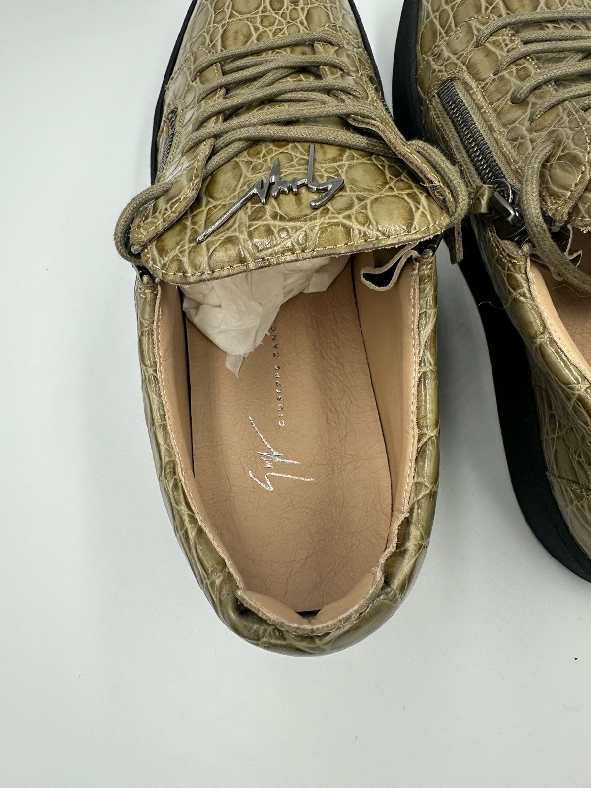 Giuseppe Zanotti Giuseppe Zanotti Animal Print Sneaker Size US 13 / EU 46 - 13 Thumbnail